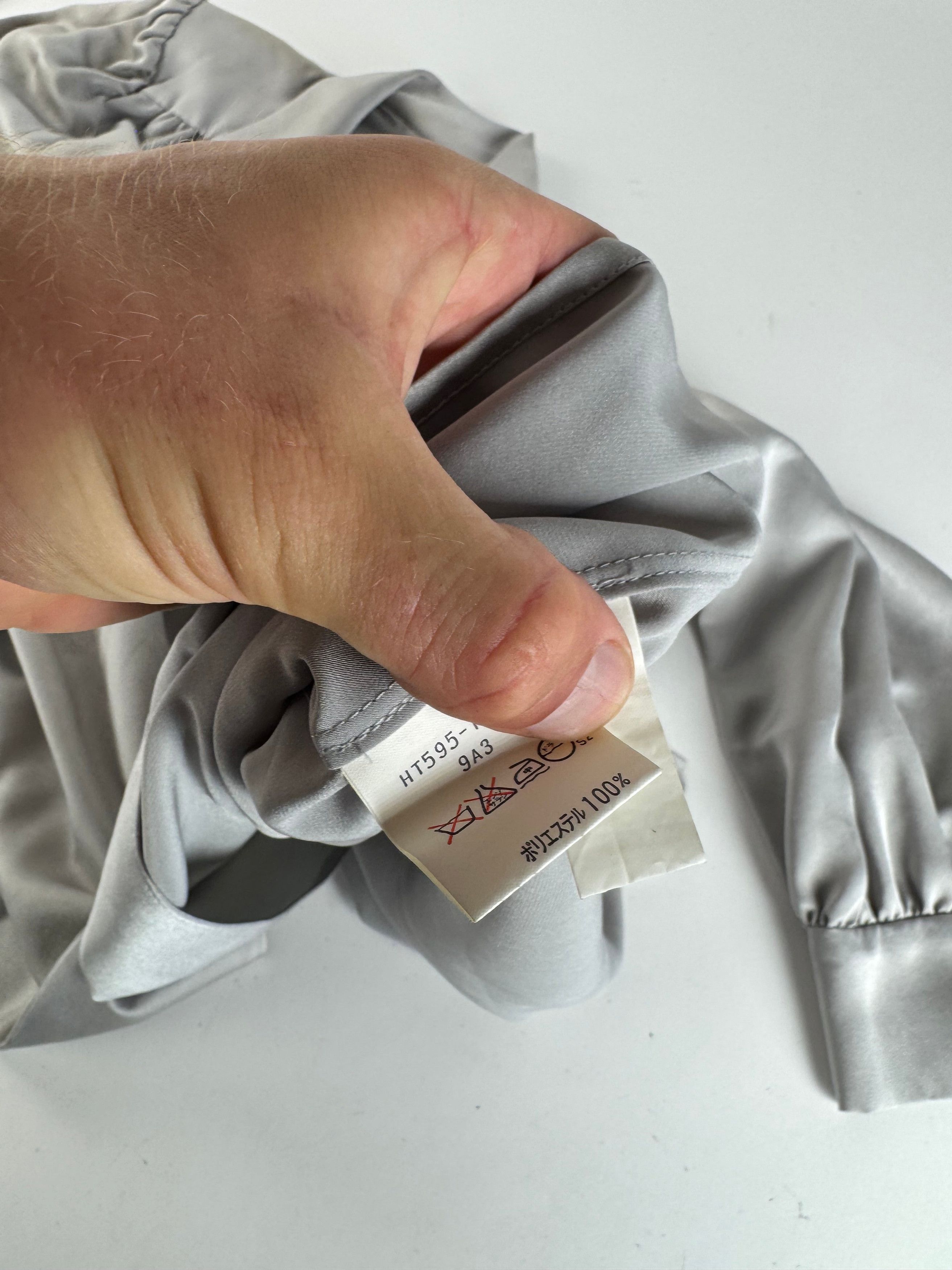 Other Vintage Yves Saint Laurent Silk Blouse silver 38/M Size M / US 6-8 / IT 42-44 - 9 Thumbnail