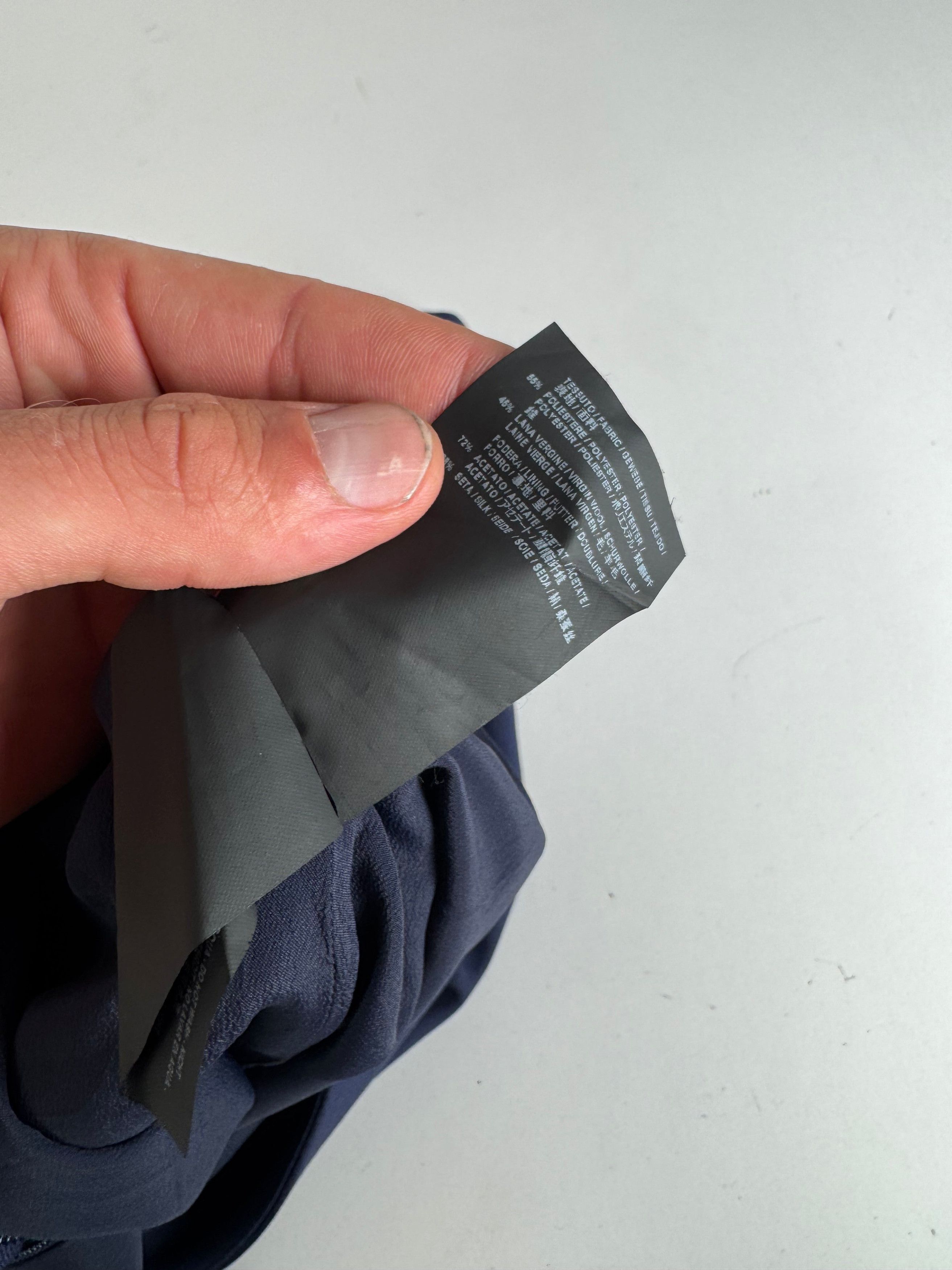 Balenciaga Vintage wool dress L Navy Size L / US 10 / IT 46 - 13 Thumbnail