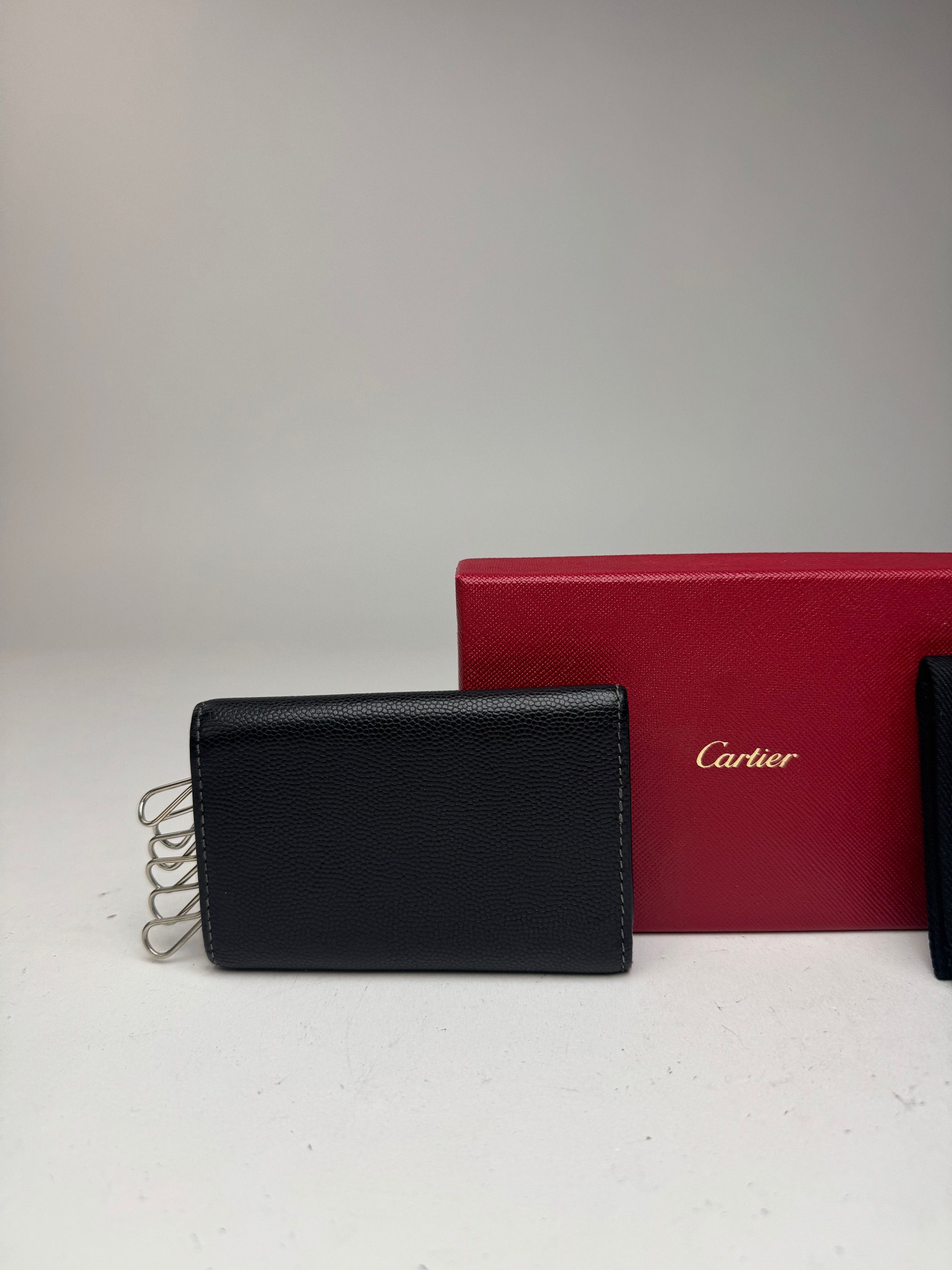 Cartier Vintage Leather Card Holder black Size ONE SIZE - 12 Thumbnail