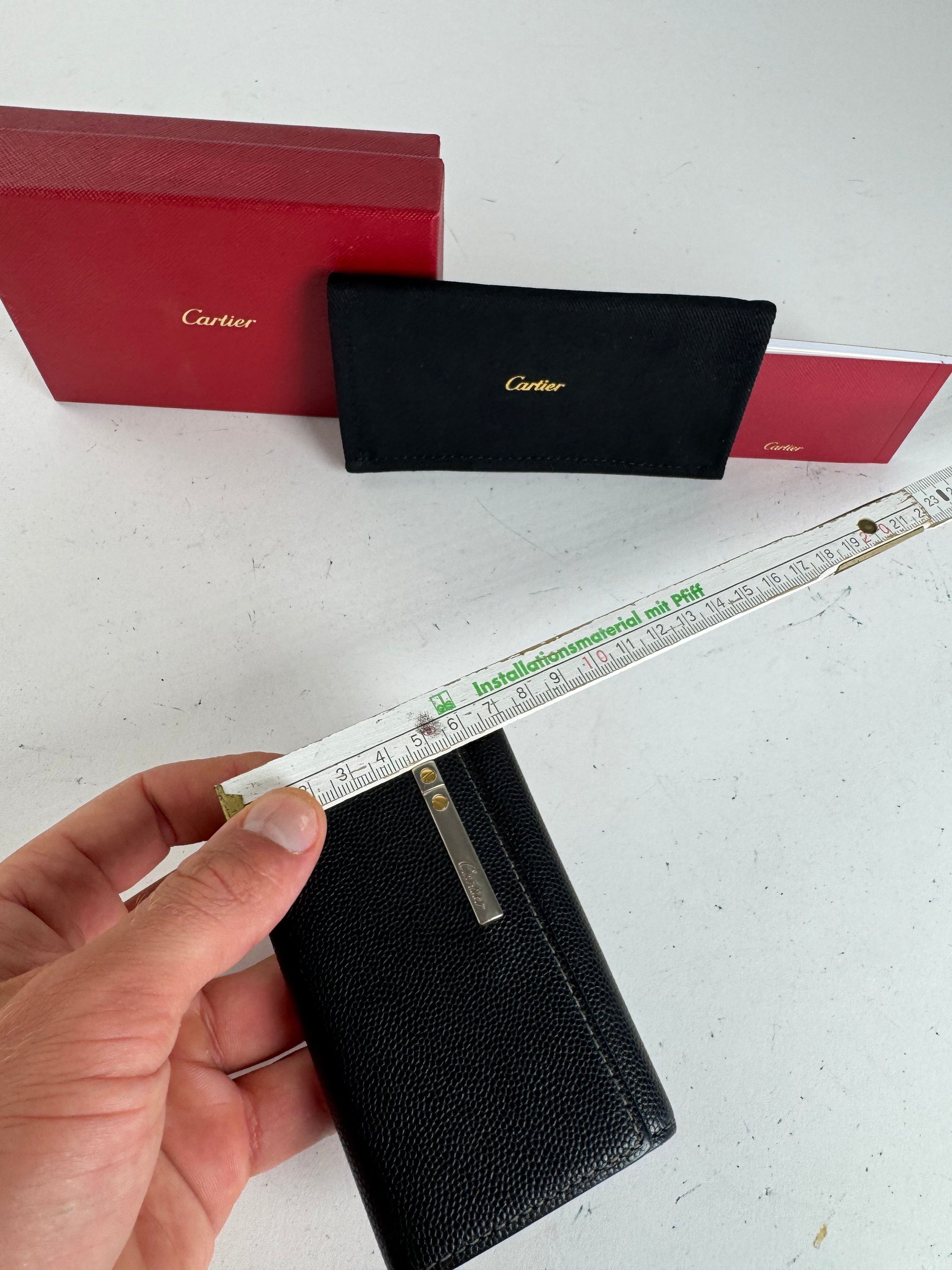 Cartier Vintage Leather Card Holder black Size ONE SIZE - 10 Thumbnail