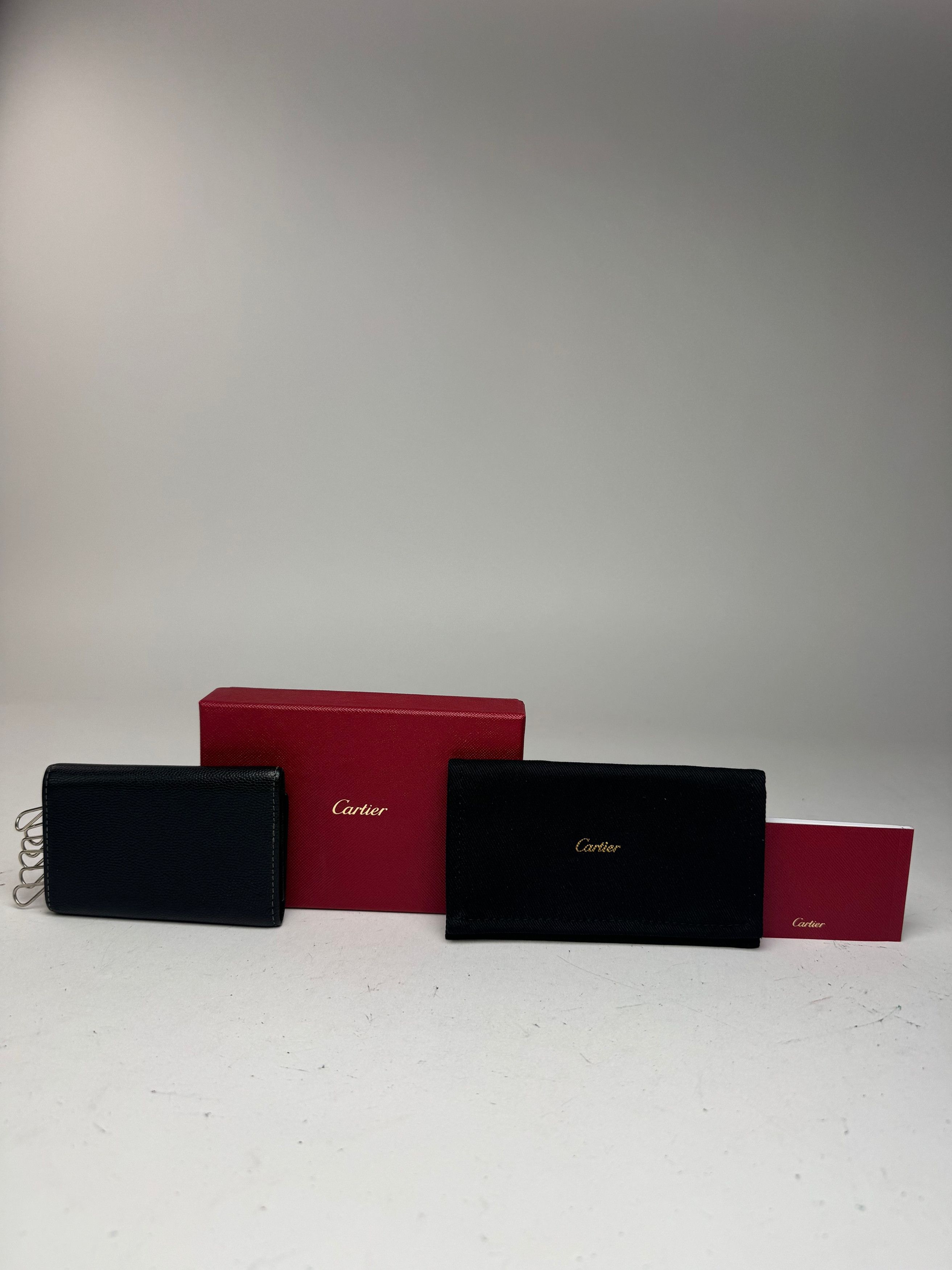 Cartier Vintage Leather Card Holder black Size ONE SIZE - 2 Thumbnail