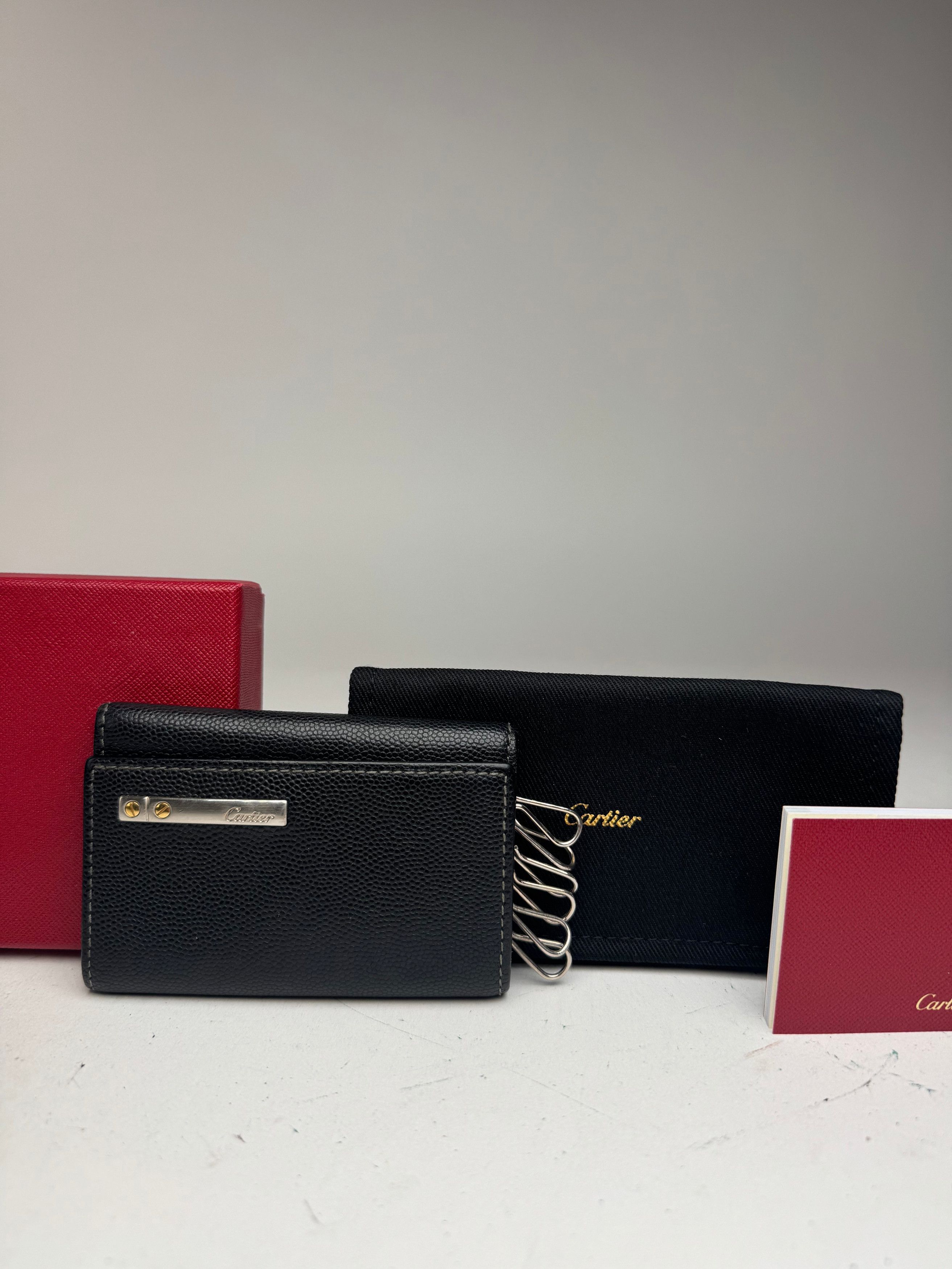 Cartier Vintage Leather Card Holder black Size ONE SIZE - 11 Thumbnail