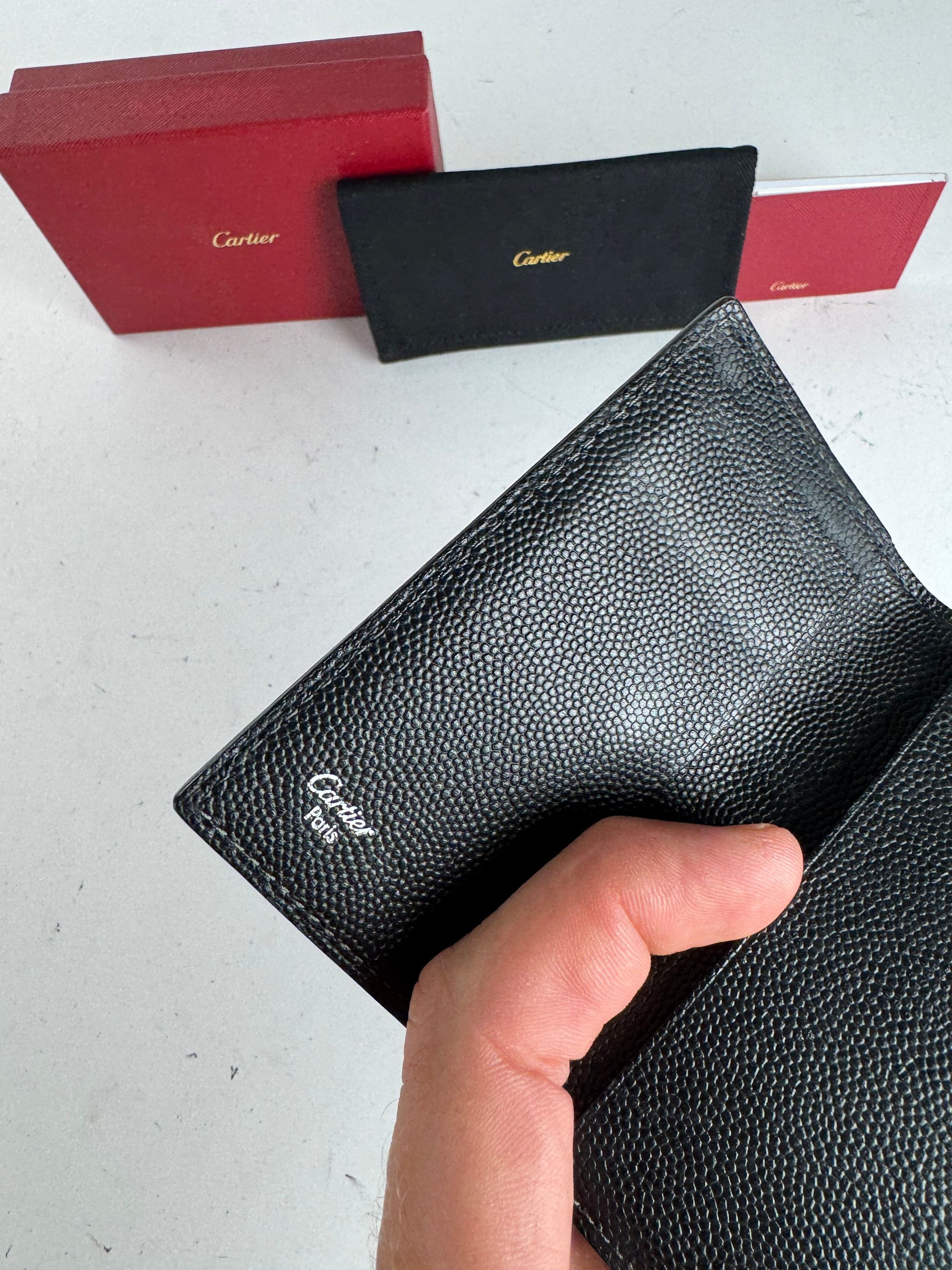 Cartier Vintage Leather Card Holder black Size ONE SIZE - 8 Thumbnail