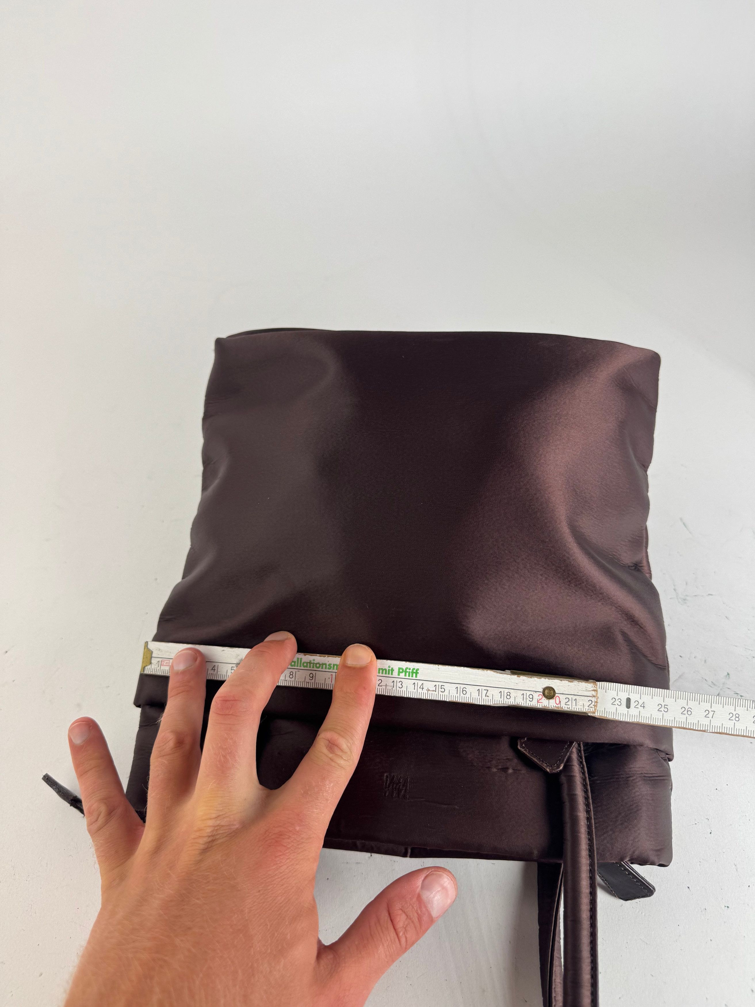 Issey Miyake Vintage Polyester Bag purple Size ONE SIZE - 13 Thumbnail