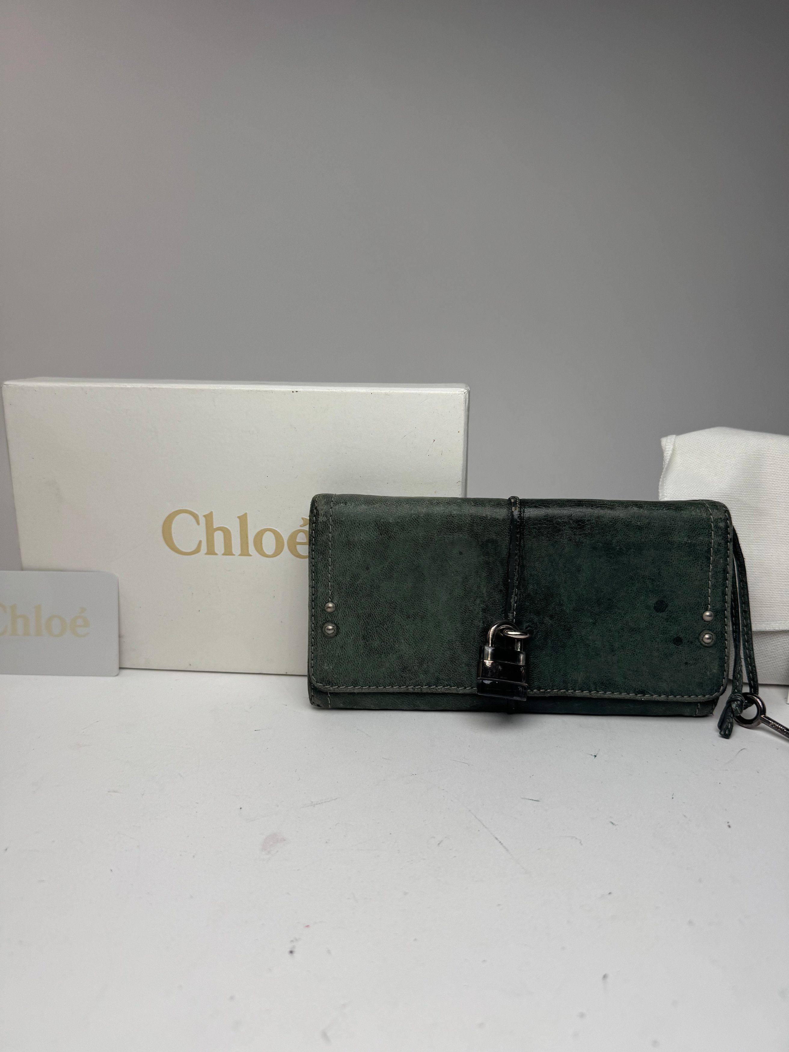 Chloe Vintage Paddington Leather wallet Blue Size ONE SIZE - 4 Thumbnail