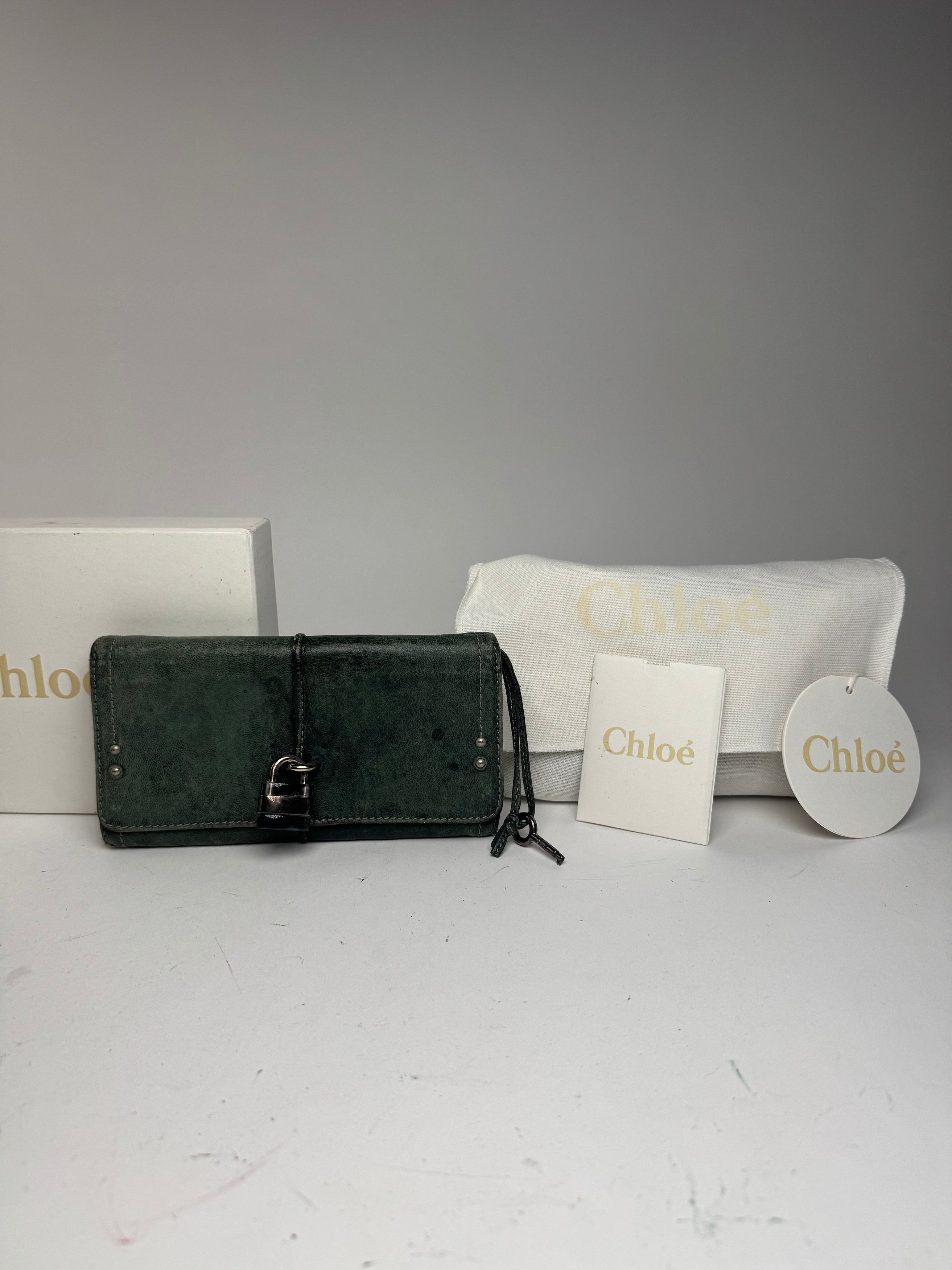 Chloe Vintage Paddington Leather wallet Blue Size ONE SIZE - 12 Thumbnail