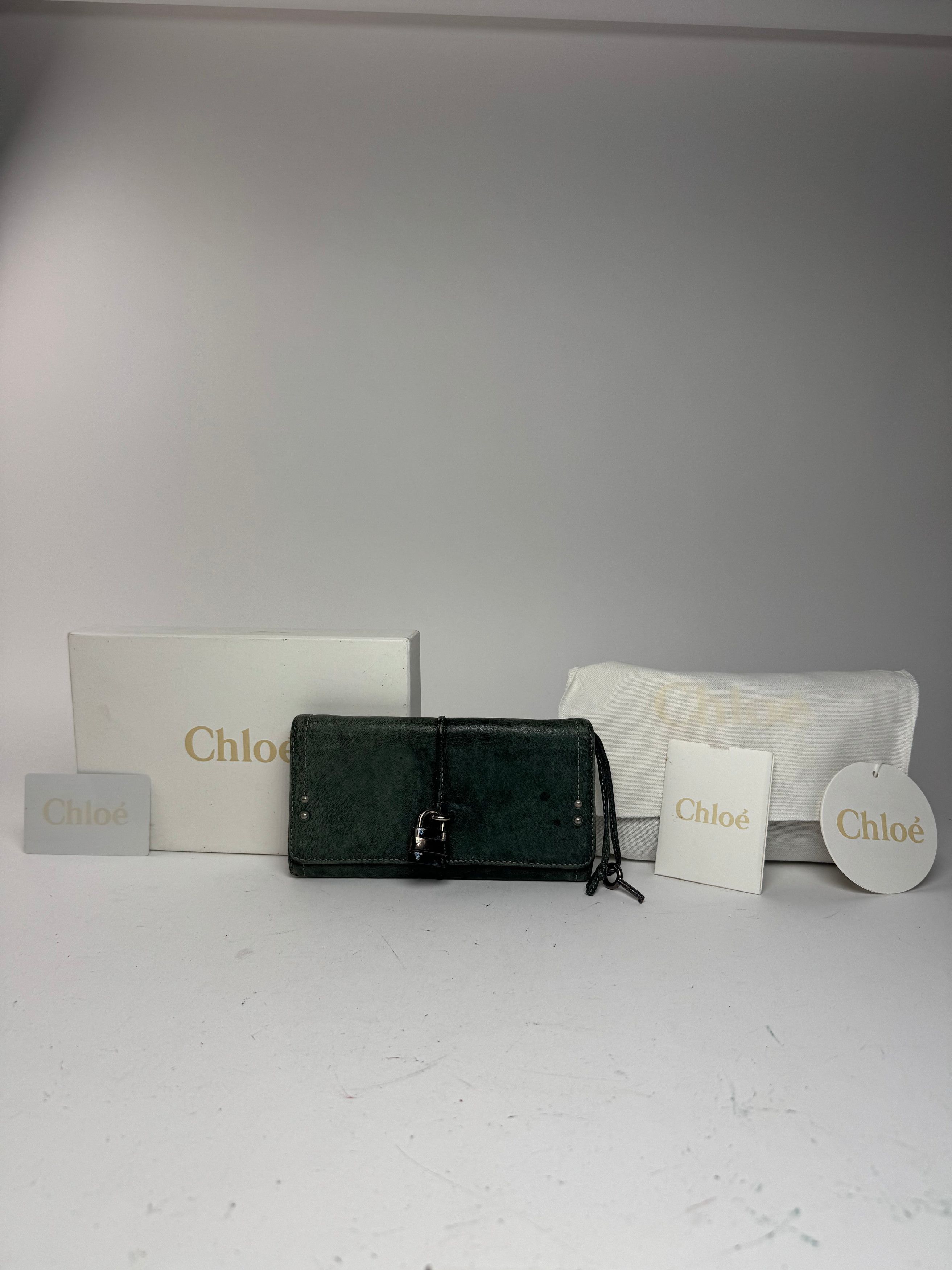 Chloe Vintage Paddington Leather wallet Blue Size ONE SIZE - 3 Thumbnail