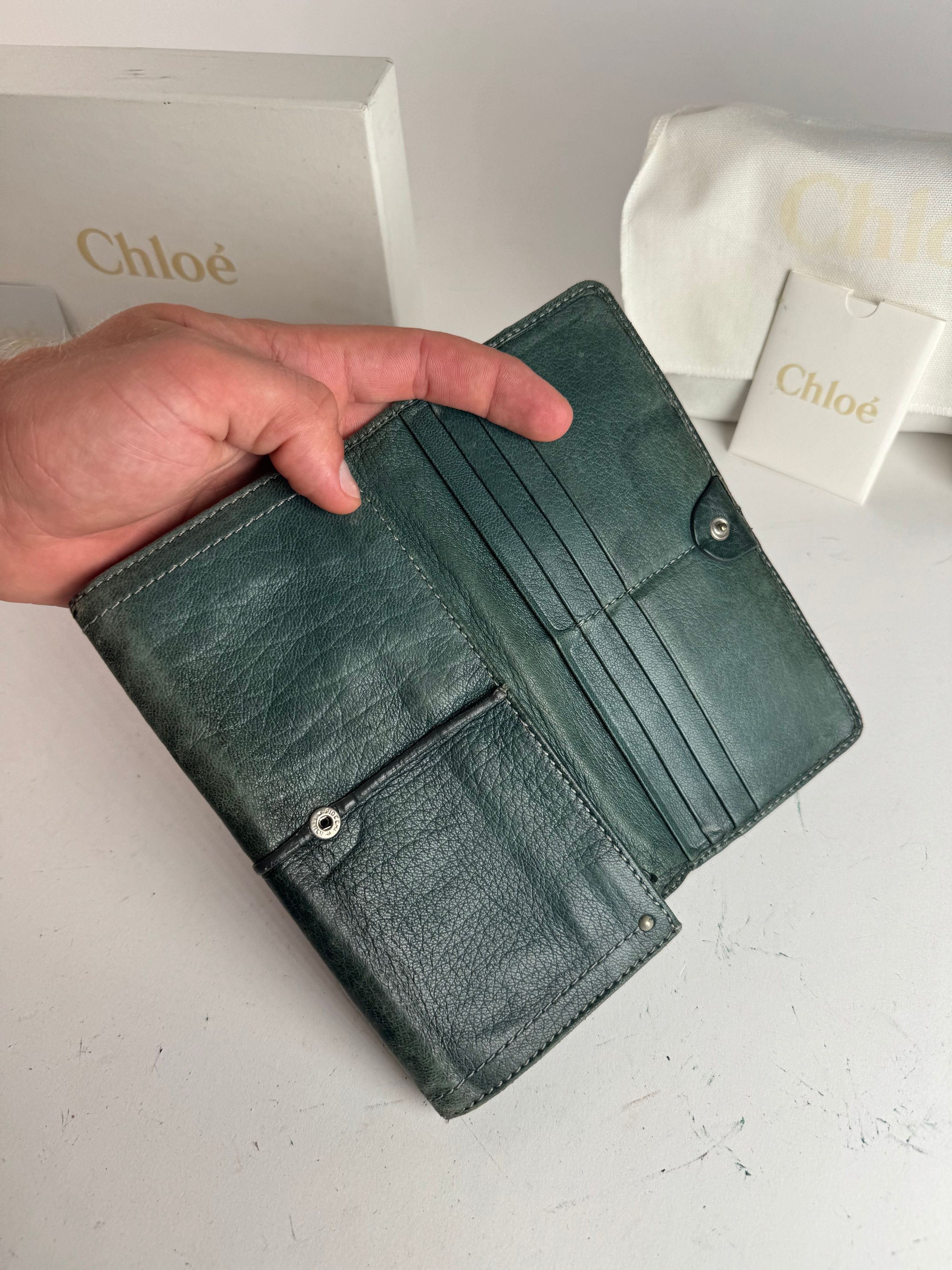 Chloe Vintage Paddington Leather wallet Blue Size ONE SIZE - 7 Thumbnail