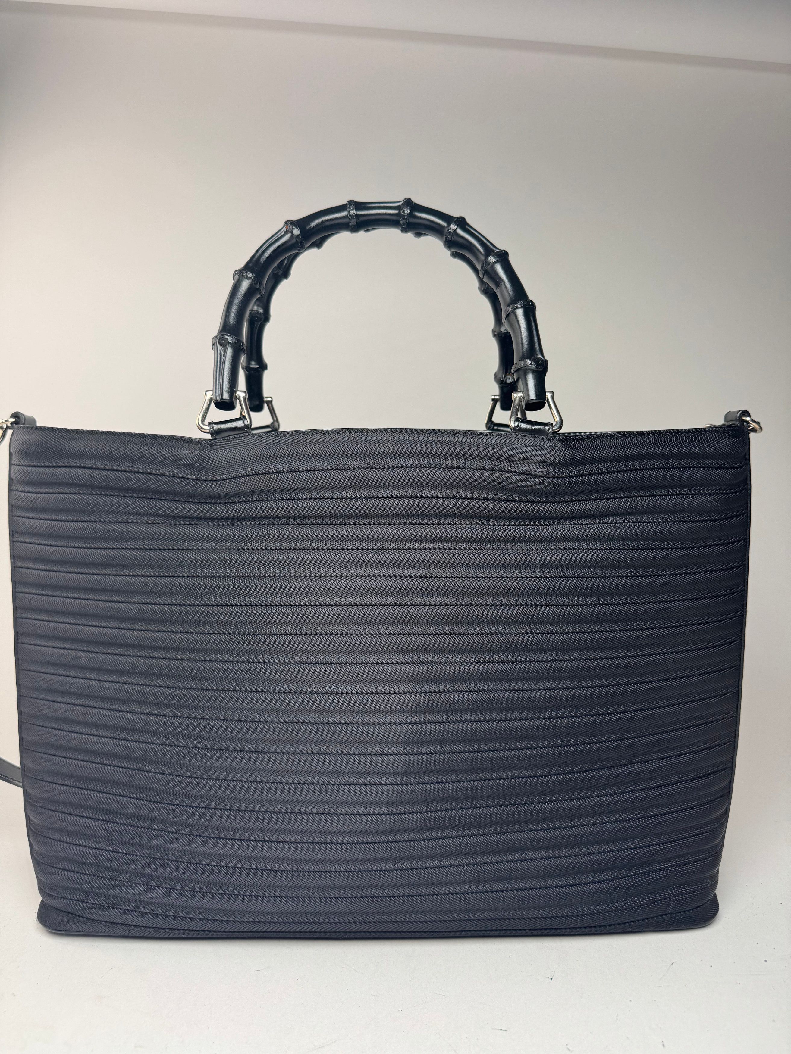 Gucci Vintage 2 Way Bamboo Bag black Size ONE SIZE - 15 Thumbnail