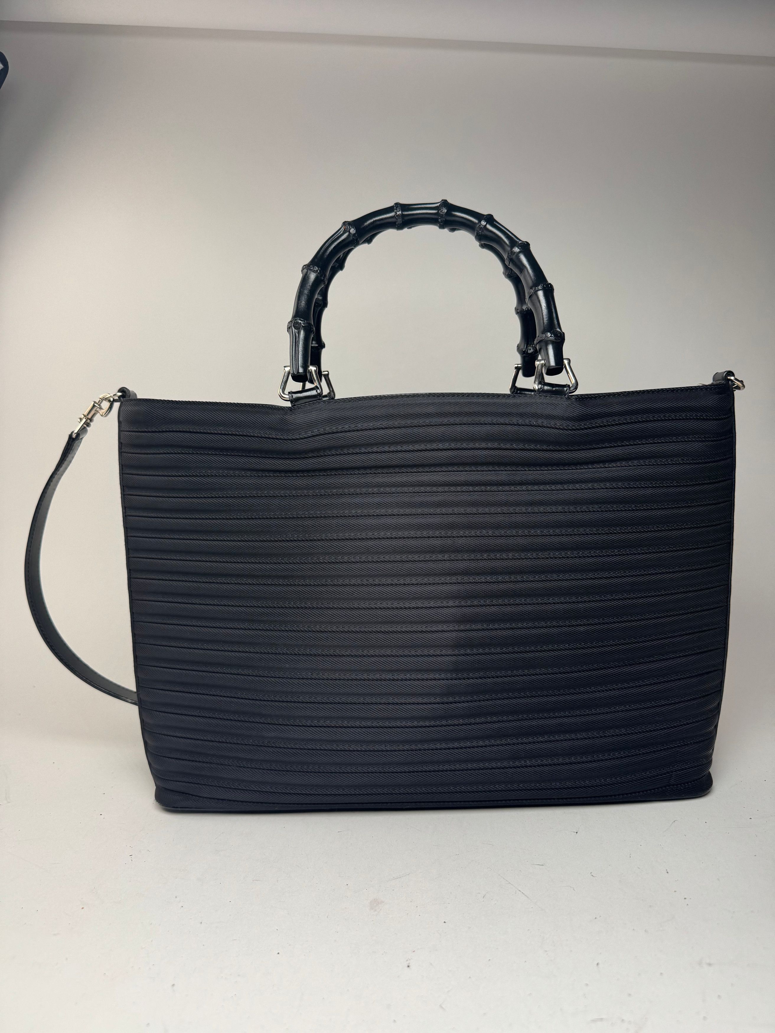 Gucci Vintage 2 Way Bamboo Bag black Size ONE SIZE - 4 Thumbnail