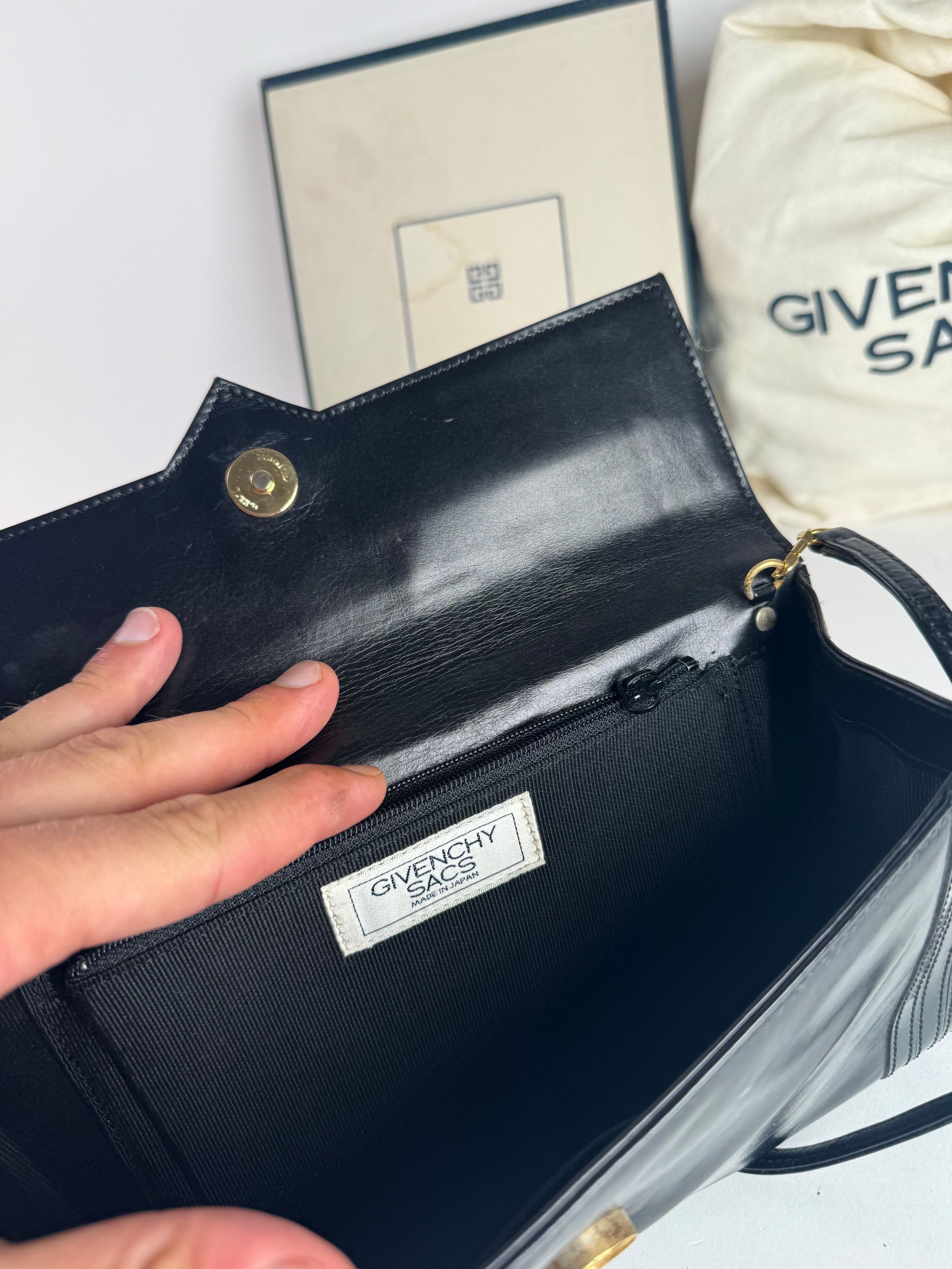 Givenchy Vintage Patent leather bag black Size ONE SIZE - 6 Thumbnail