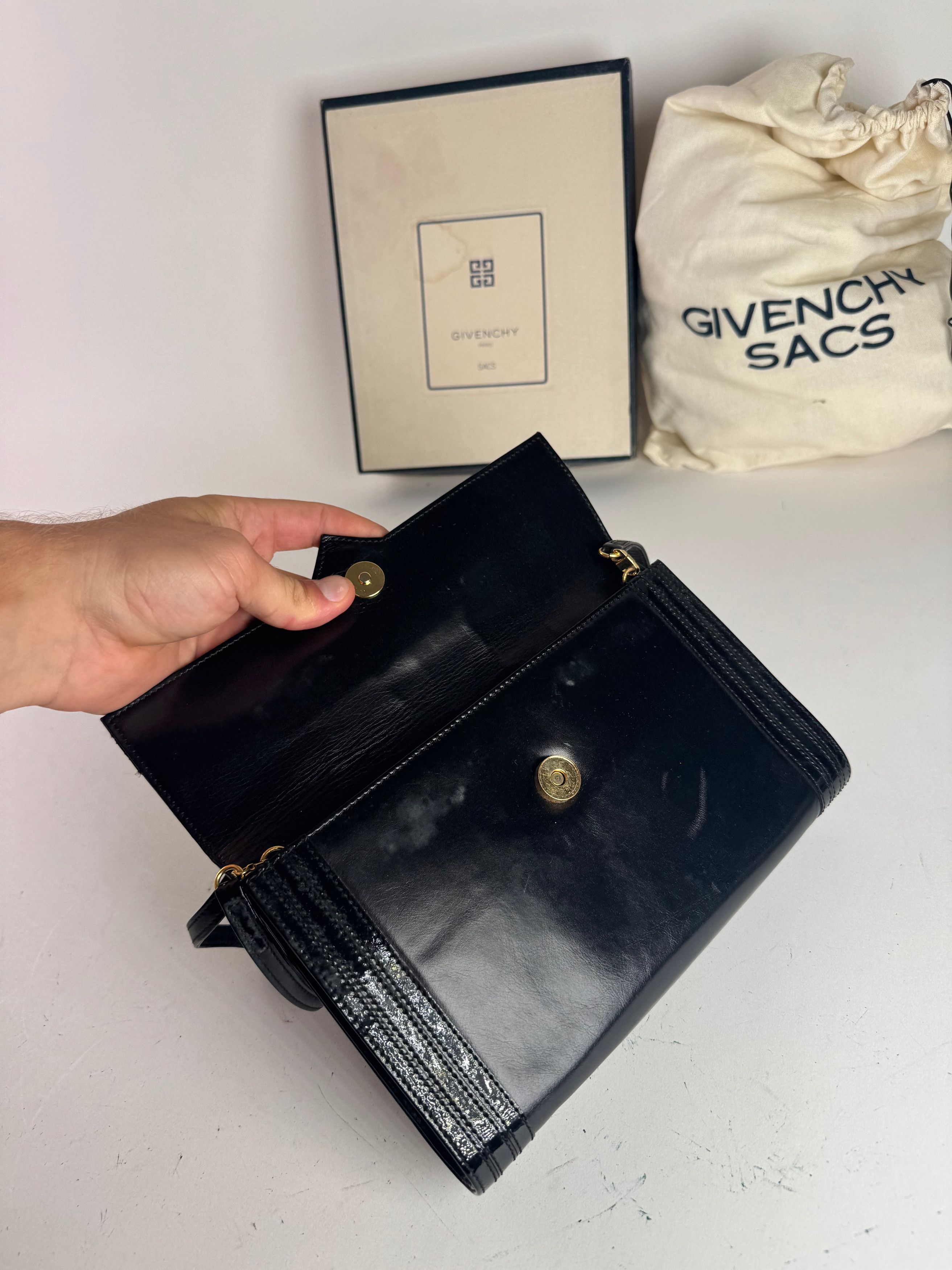 Givenchy Vintage Patent leather bag black Size ONE SIZE - 5 Thumbnail