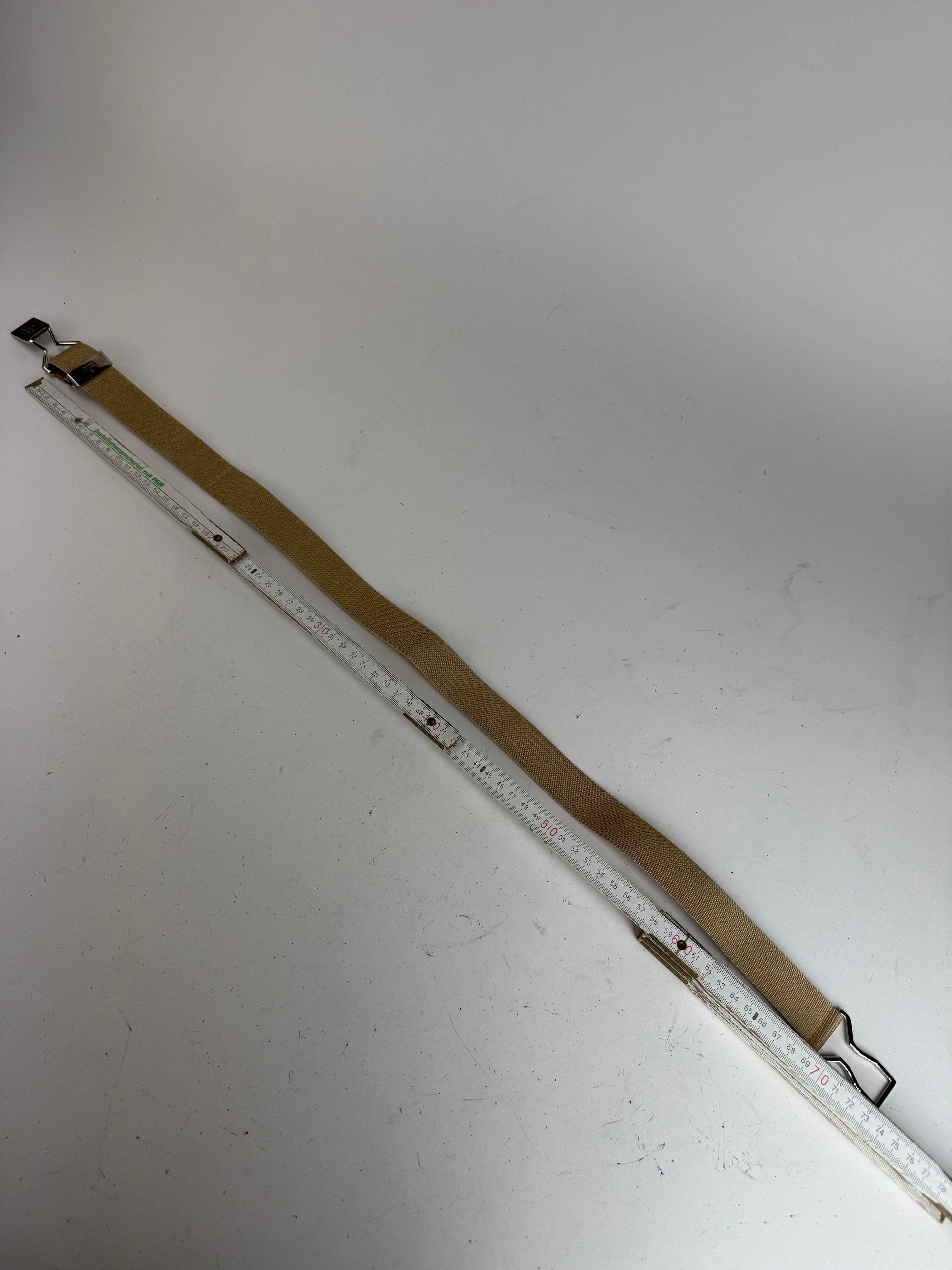 Gucci Vintage Canvas Belt beige Silver Size ONE SIZE - 8 Thumbnail