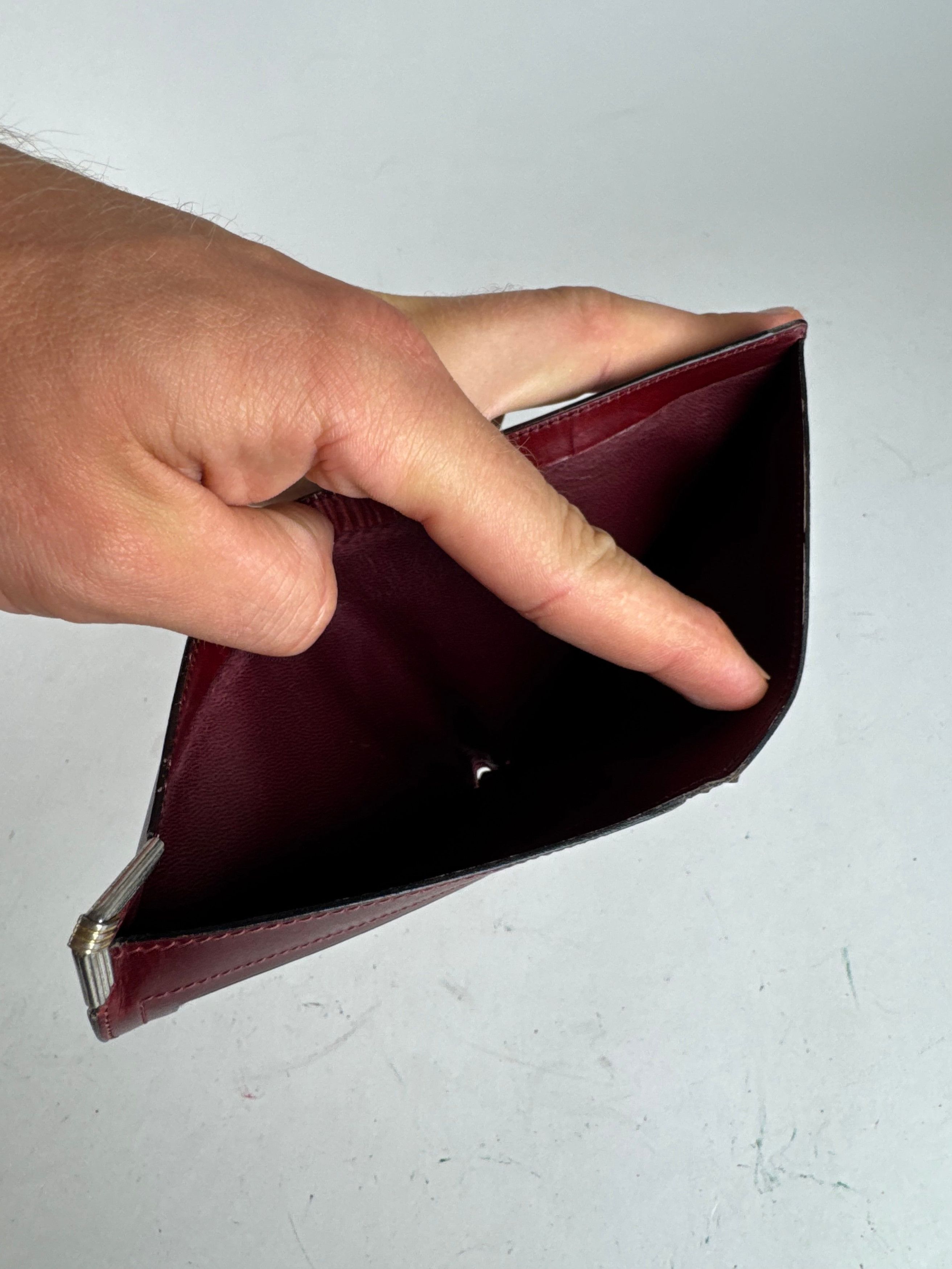 Dior Vintage Leather Flapable Wallet purple Size ONE SIZE - 5 Thumbnail