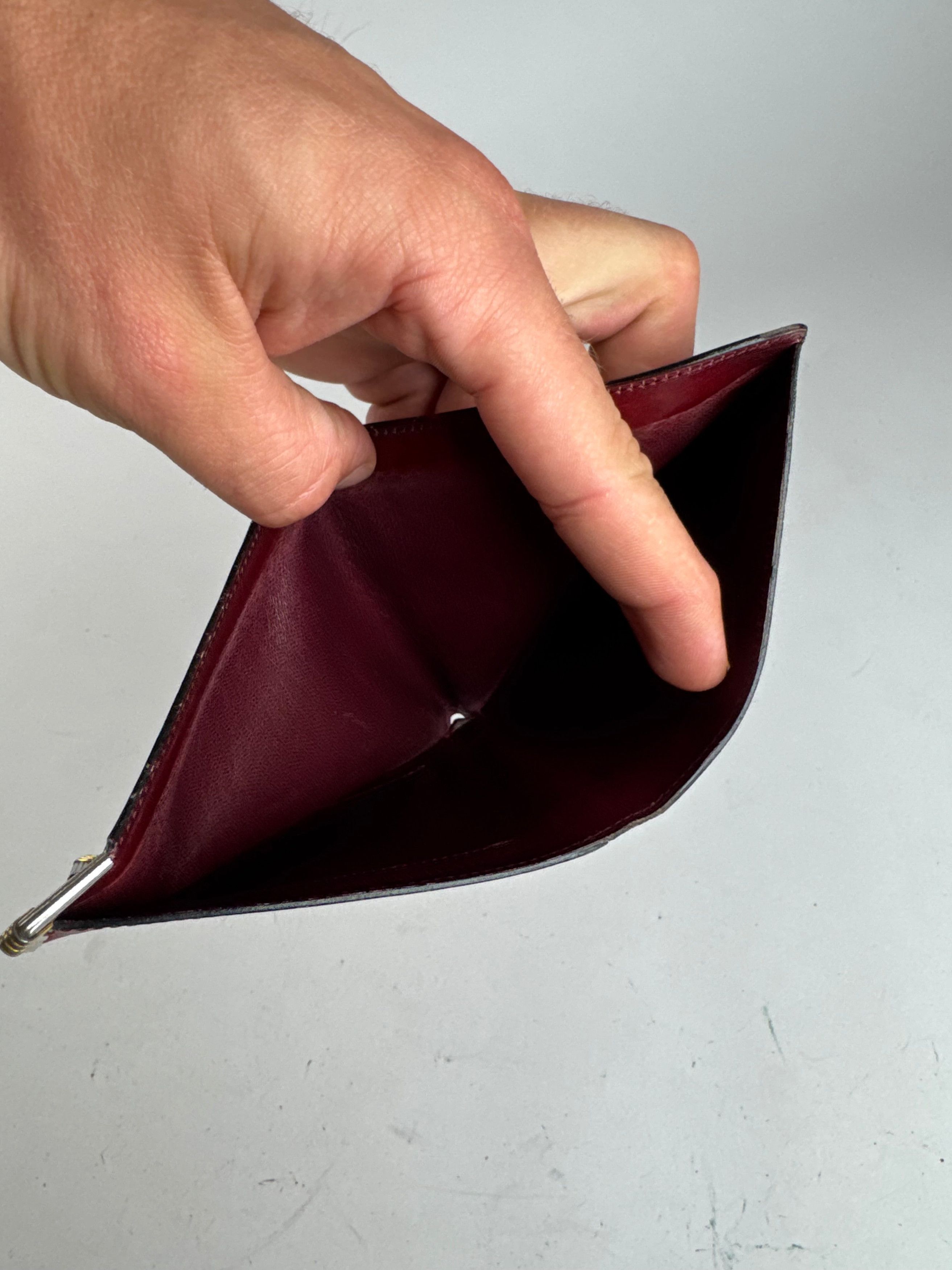 Dior Vintage Leather Flapable Wallet purple Size ONE SIZE - 9 Thumbnail