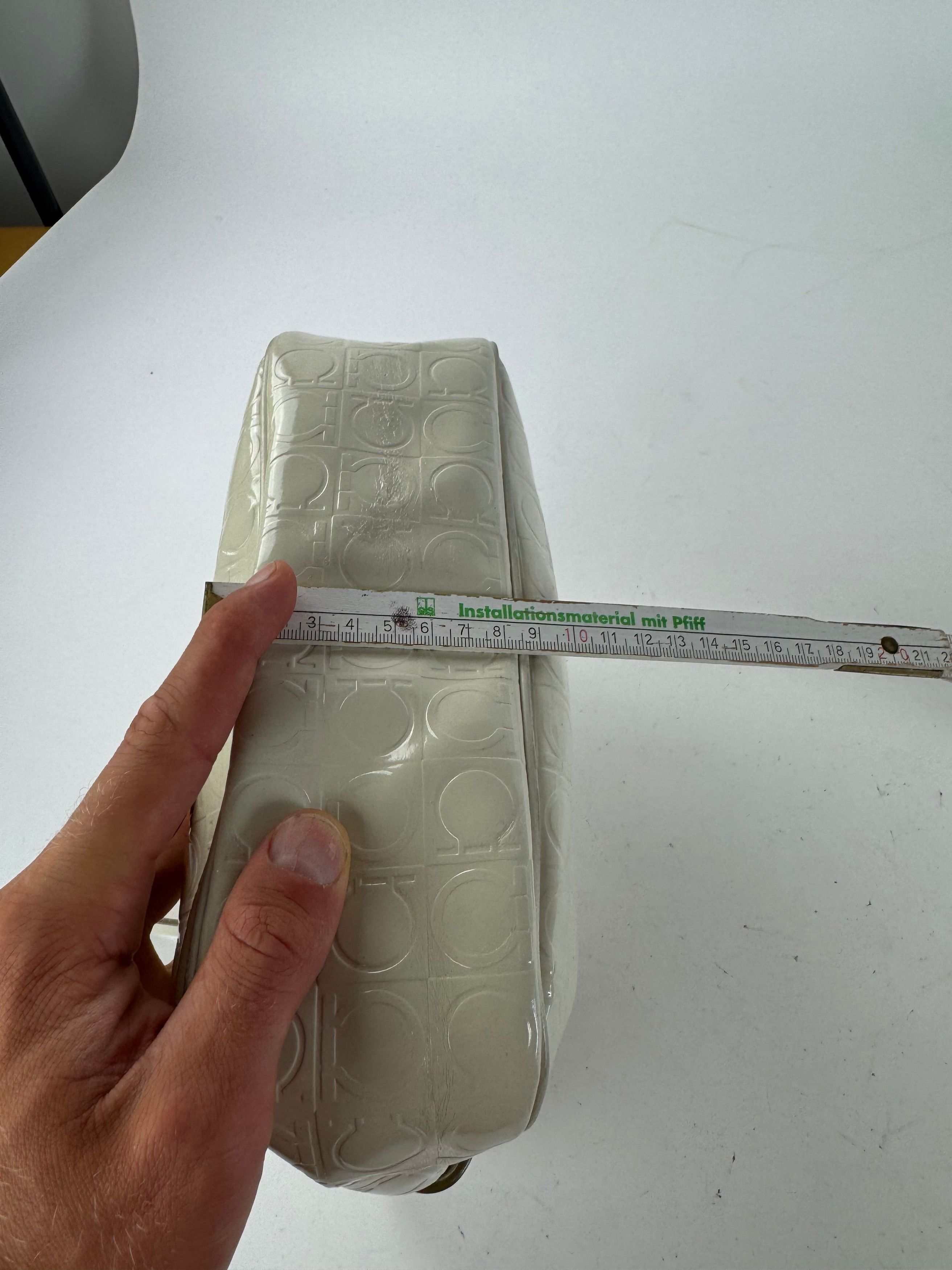 Salvatore Ferragamo Vintage Monogram Patent Leather bag white Size ONE SIZE - 14 Thumbnail