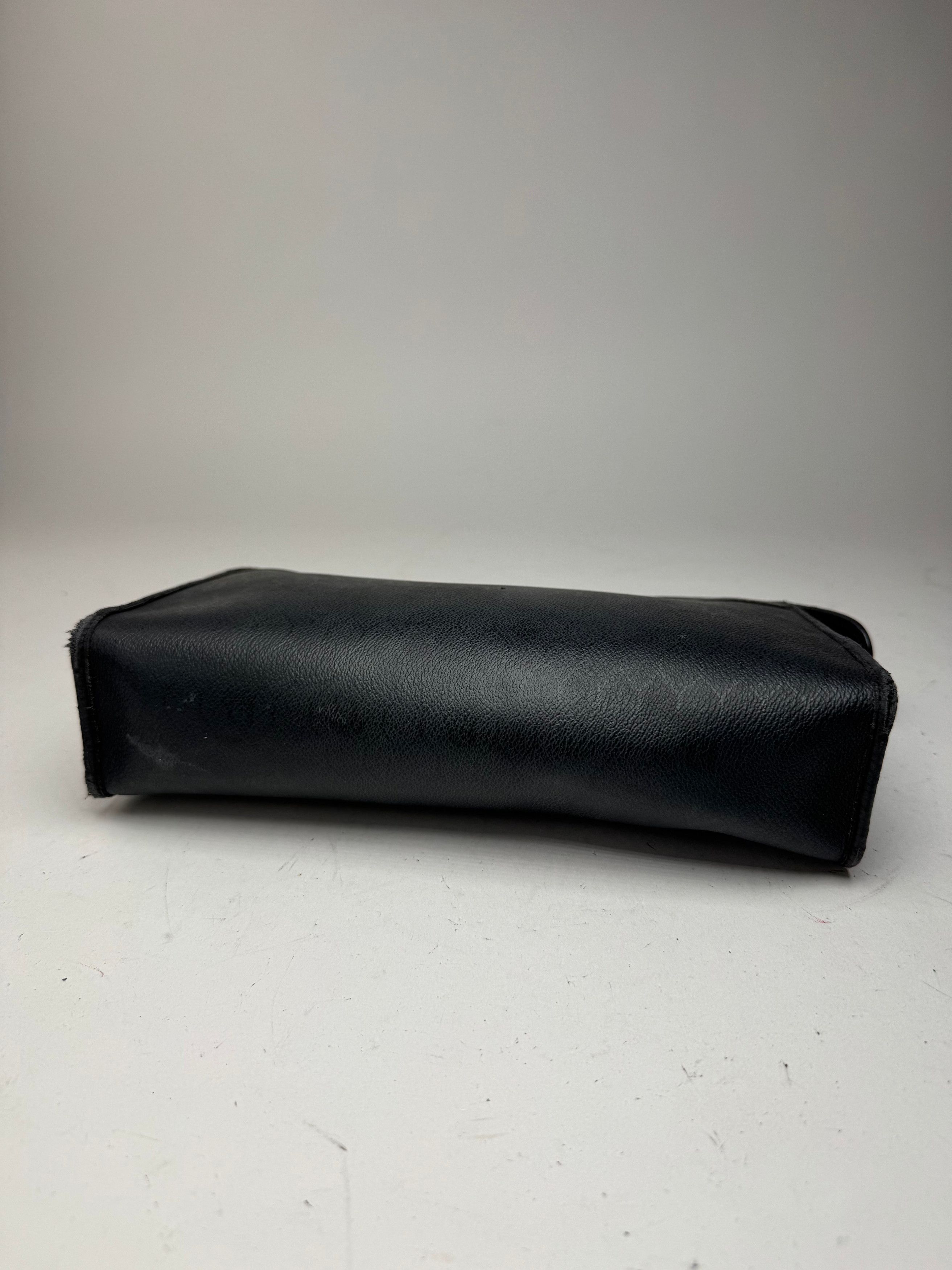 Dior Vintage leather clutch black Size ONE SIZE - 9 Thumbnail
