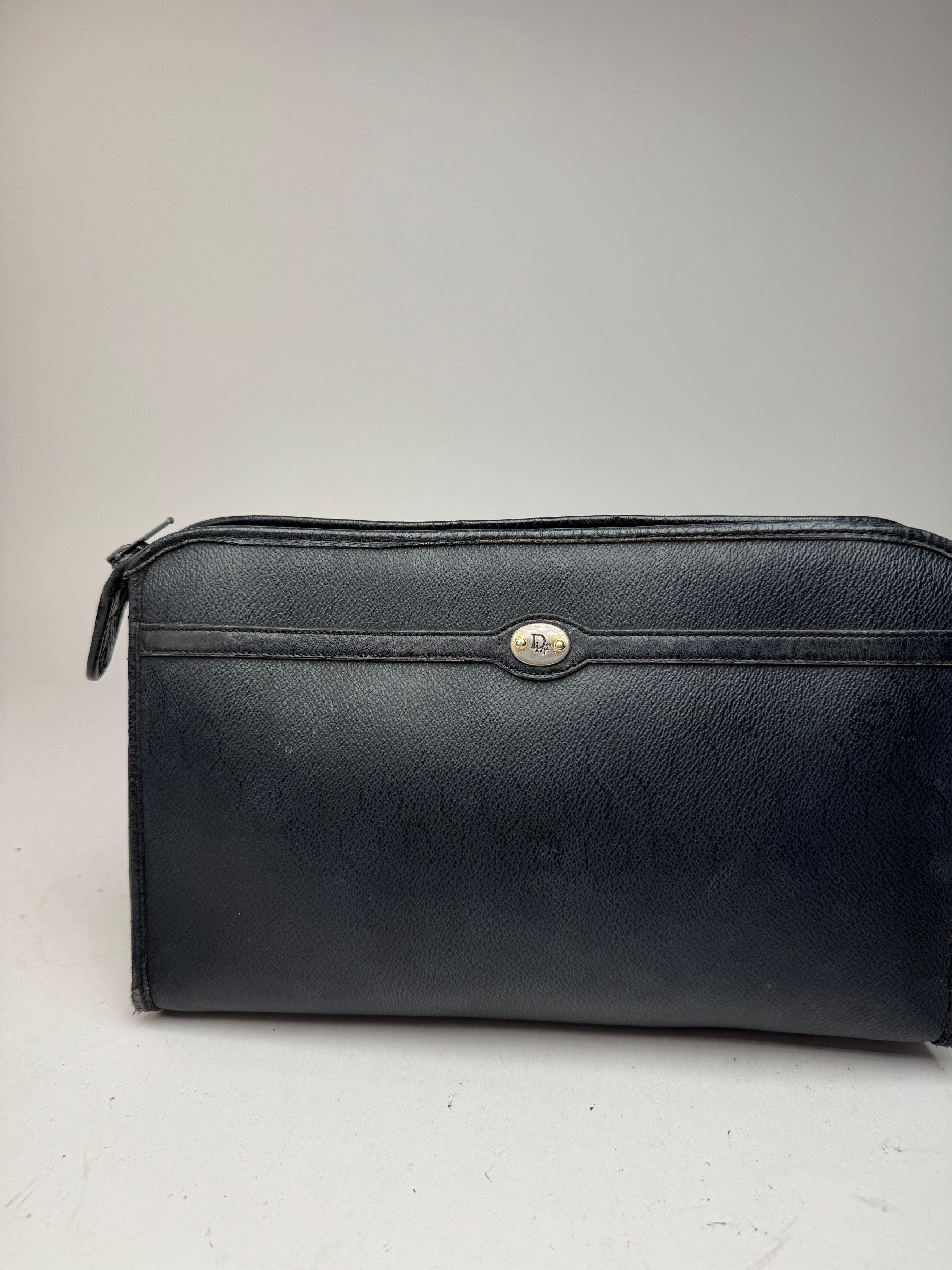Dior Vintage leather clutch black Size ONE SIZE - 13 Thumbnail