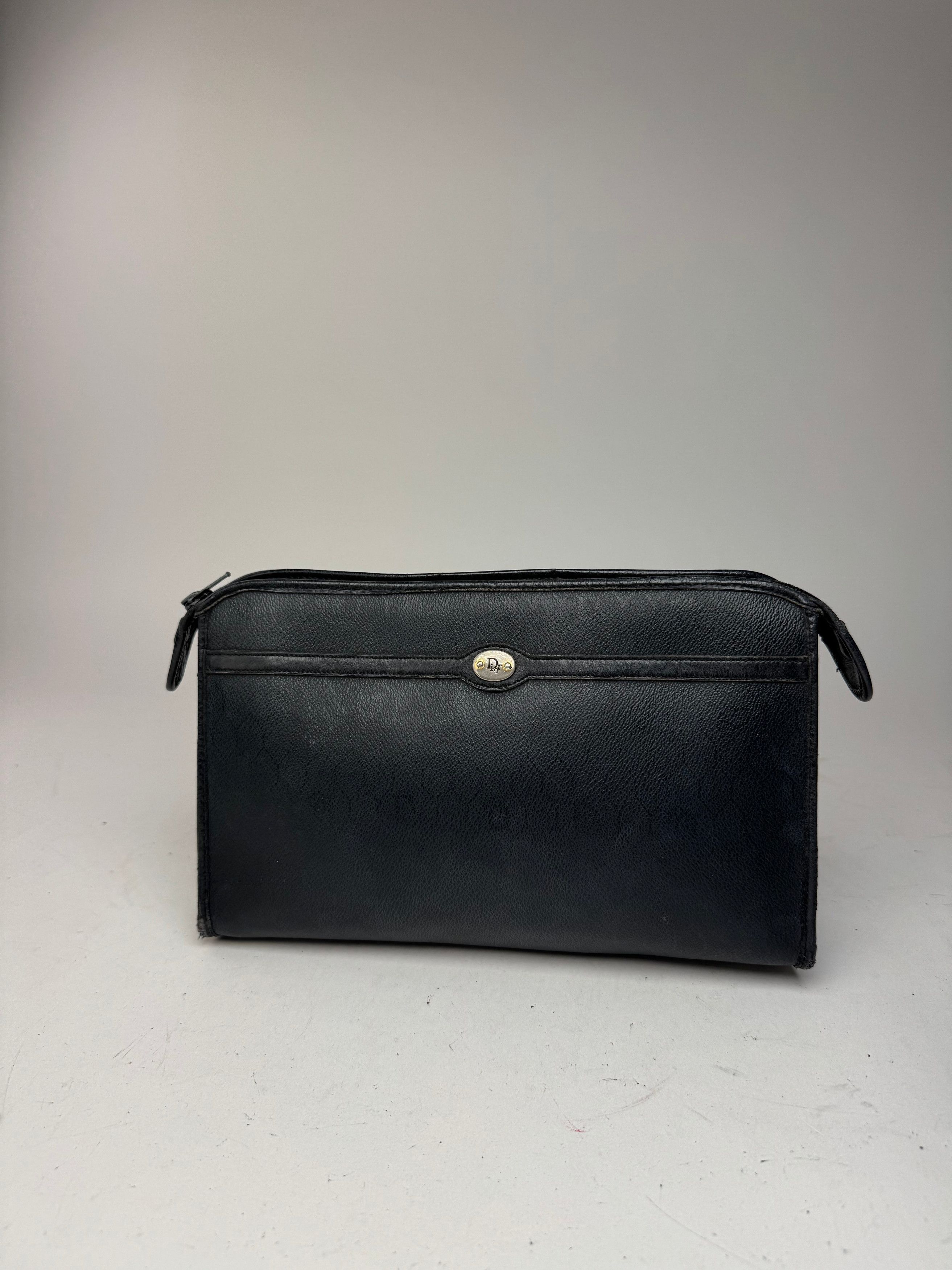 Dior Vintage leather clutch black Size ONE SIZE - 5 Thumbnail