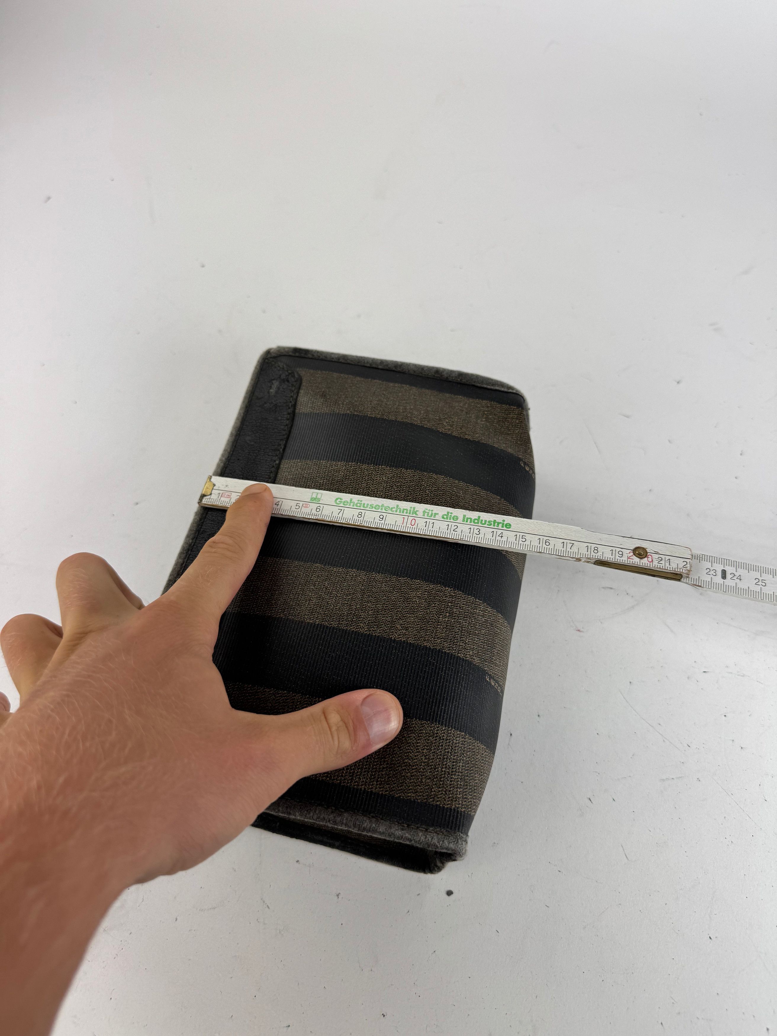 Fendi Vintage leather clutch black Size ONE SIZE - 10 Thumbnail