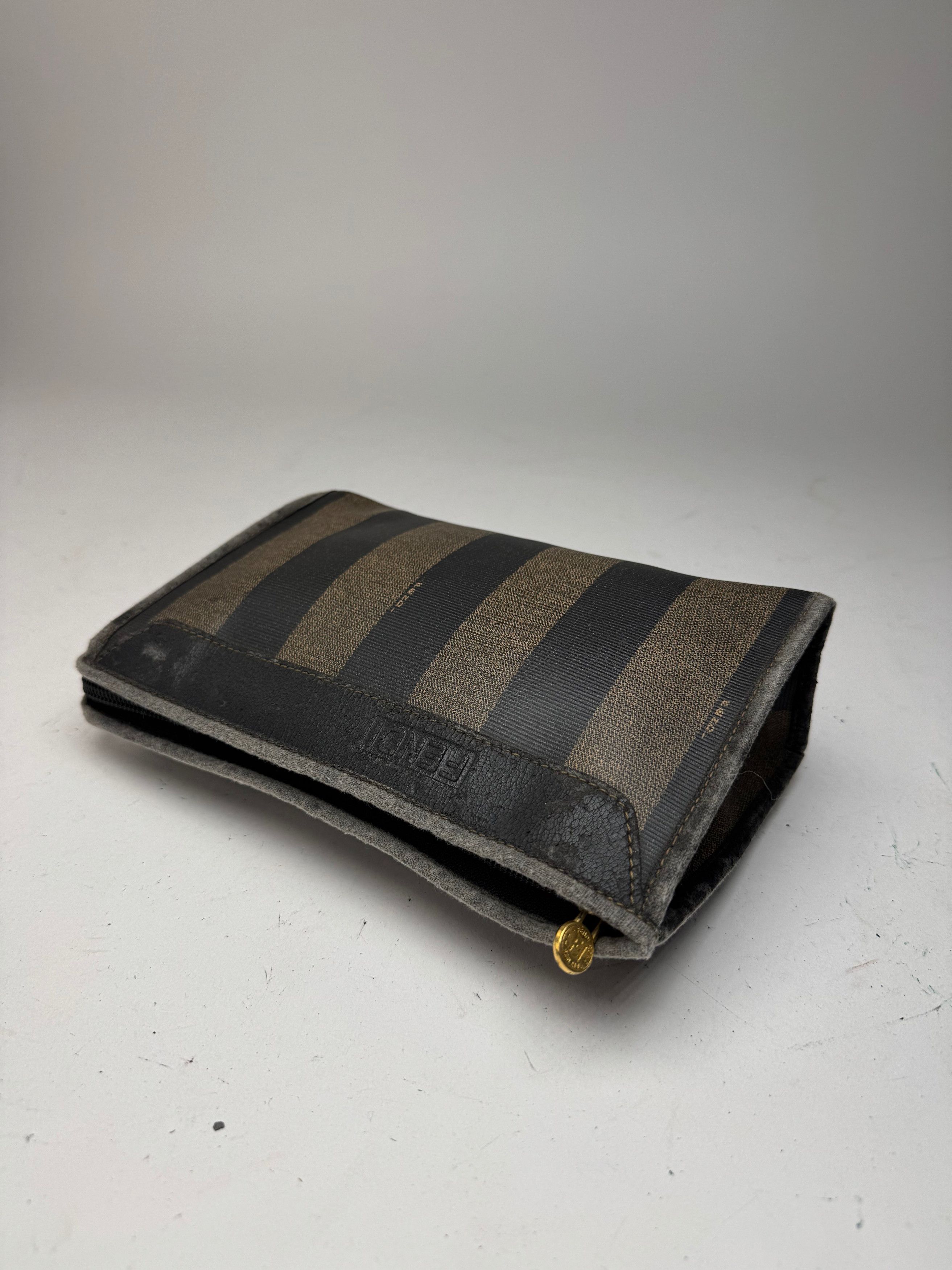 Fendi Vintage leather clutch black Size ONE SIZE - 6 Thumbnail