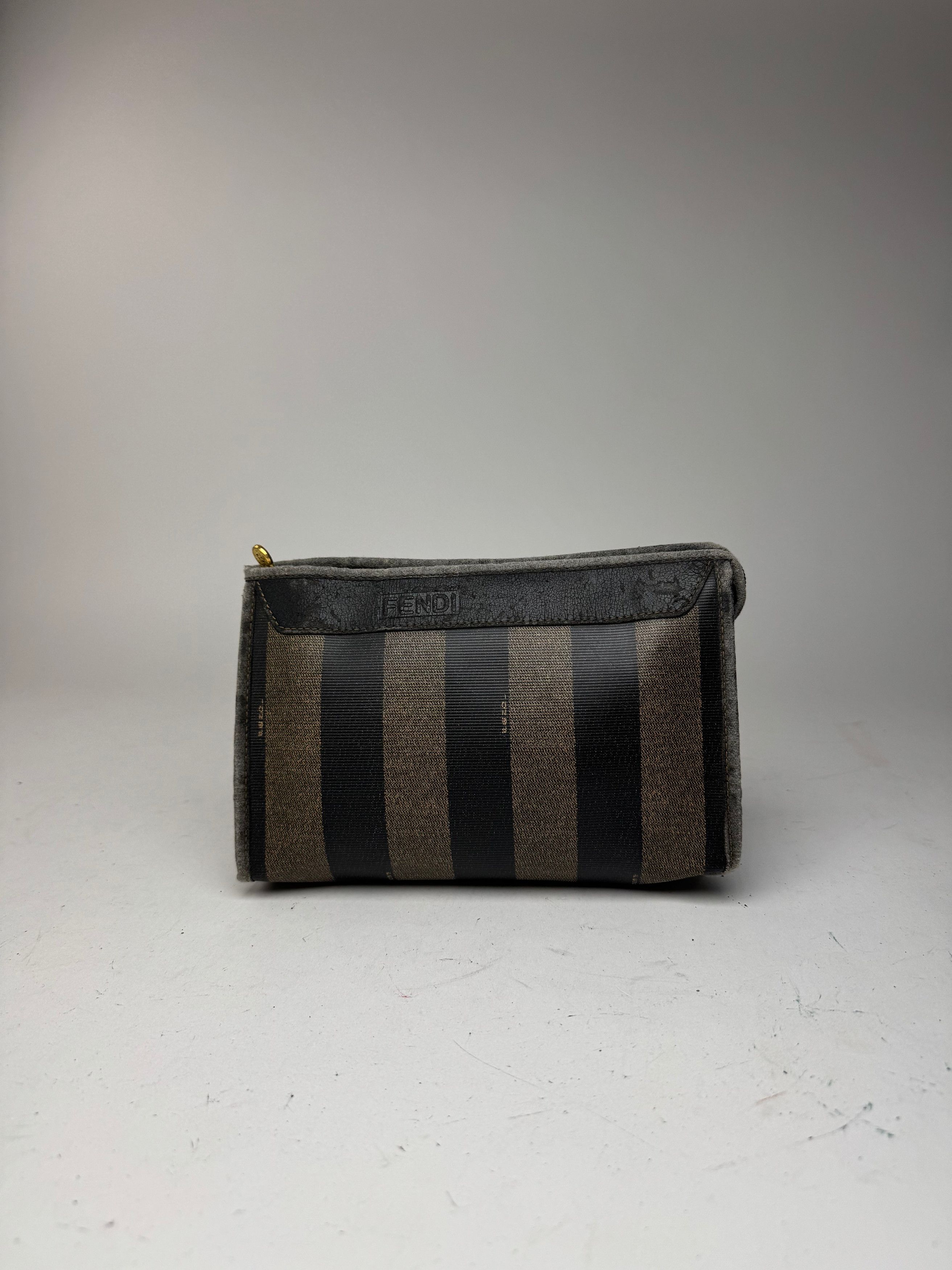 Fendi Vintage leather clutch black Size ONE SIZE - 13 Thumbnail