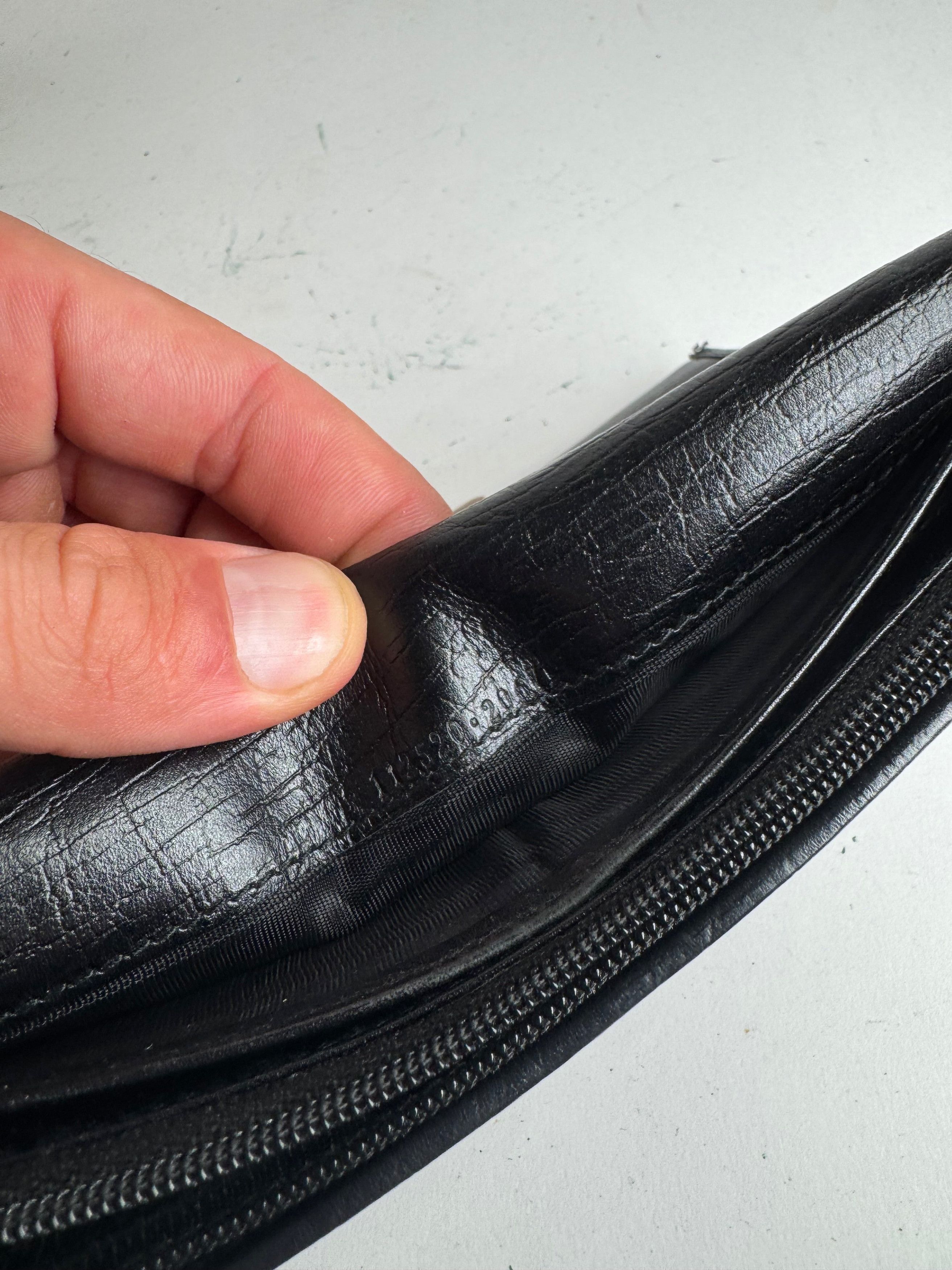 Gucci Vintage Bamboo monogram Wallet black Size ONE SIZE - 9 Thumbnail