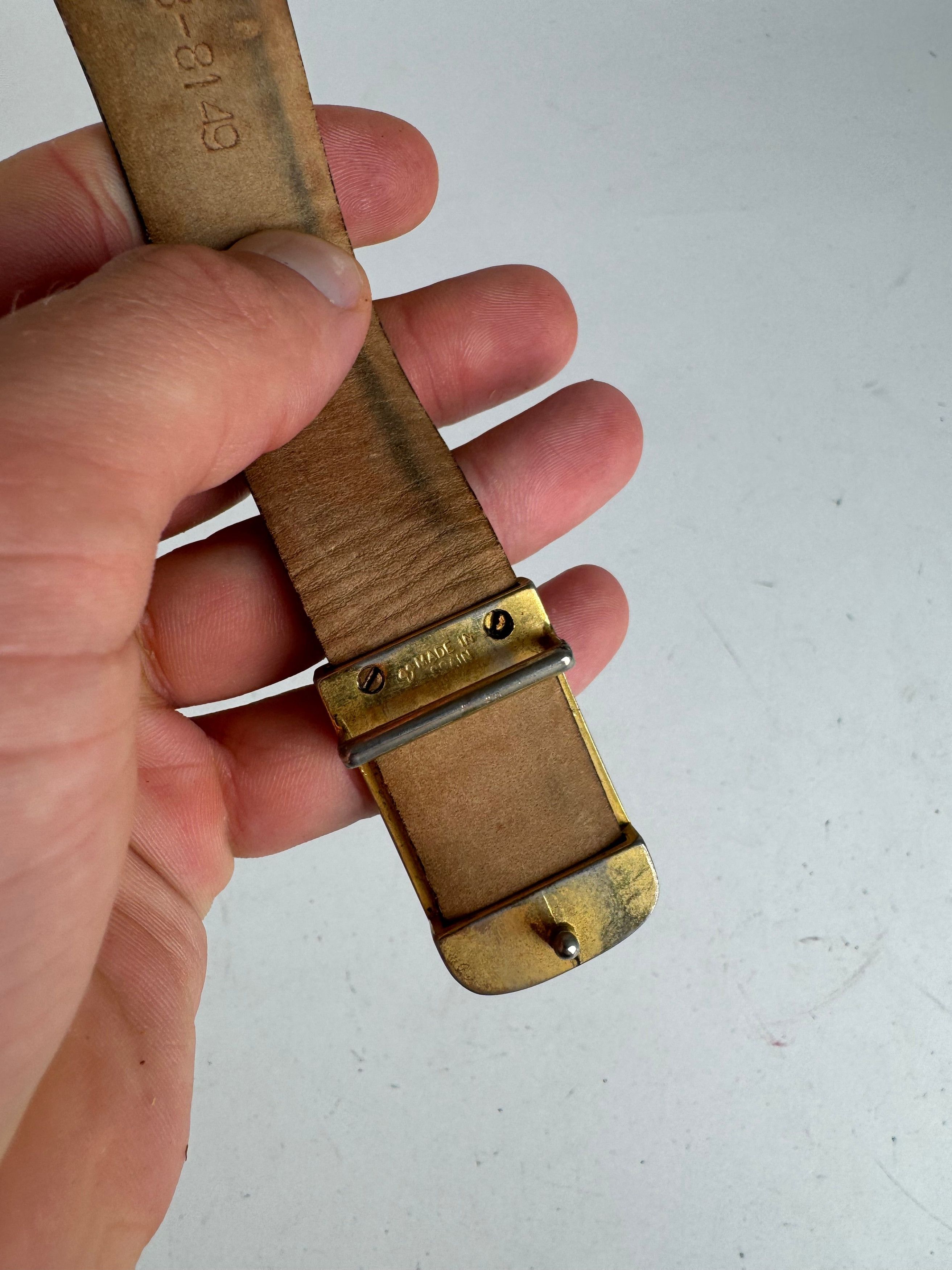 Dior Vintage Leather belt black Size ONE SIZE - 3 Thumbnail