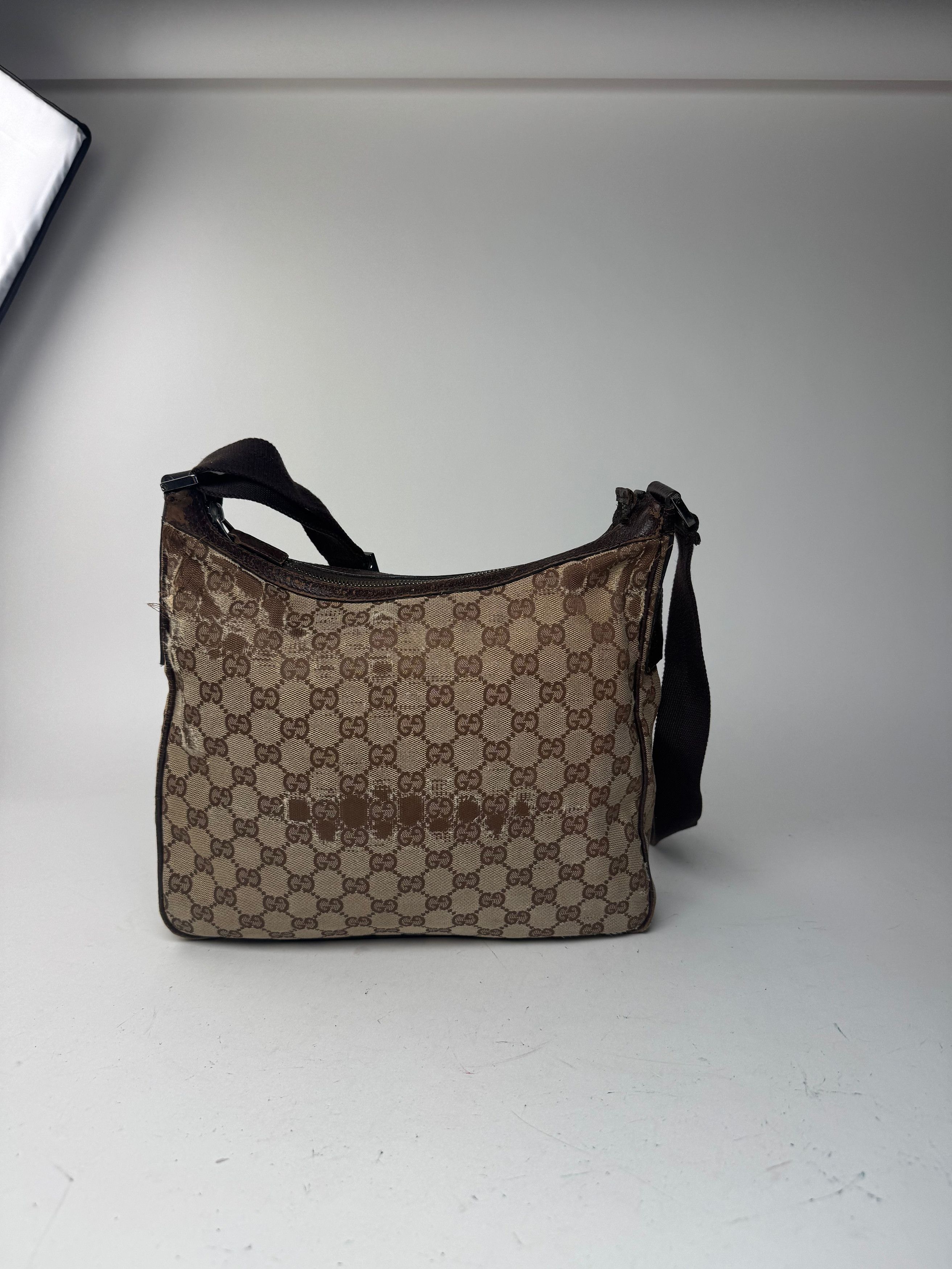 Gucci Vintage Monogram Bag beige brown Size ONE SIZE - 9 Thumbnail