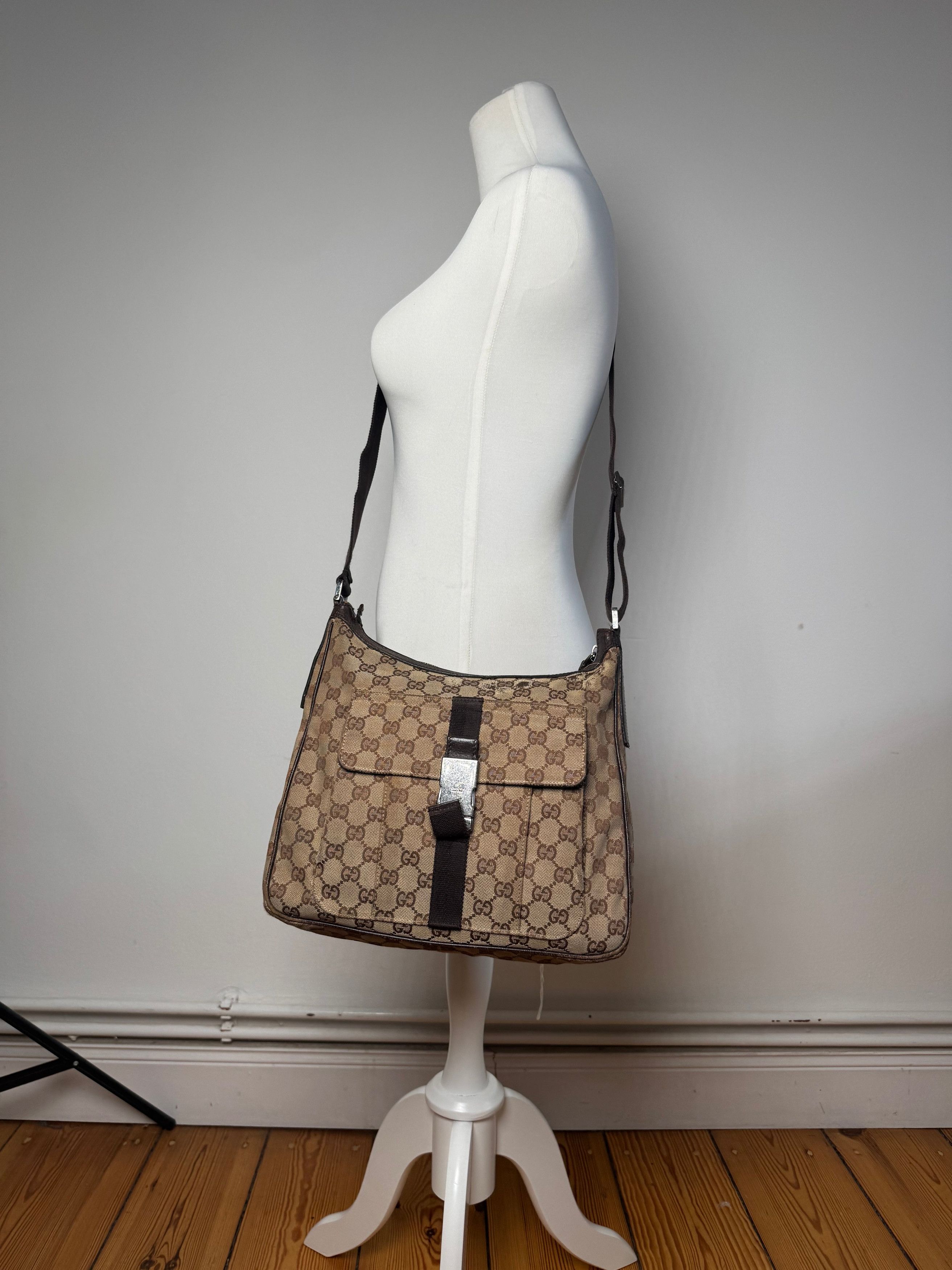 Gucci Vintage Monogram Bag beige brown Size ONE SIZE - 2 Thumbnail