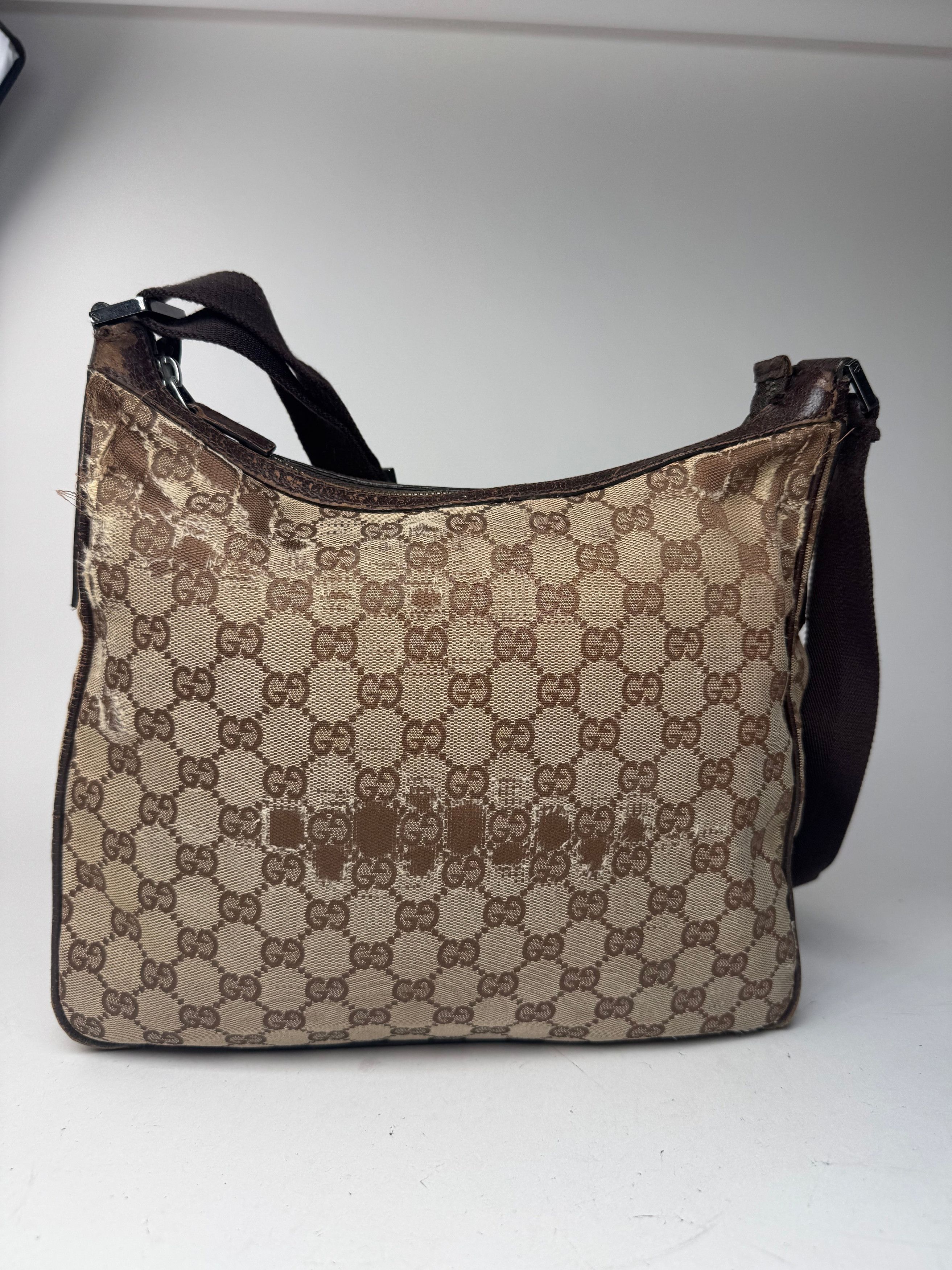 Gucci Vintage Monogram Bag beige brown Size ONE SIZE - 3 Thumbnail
