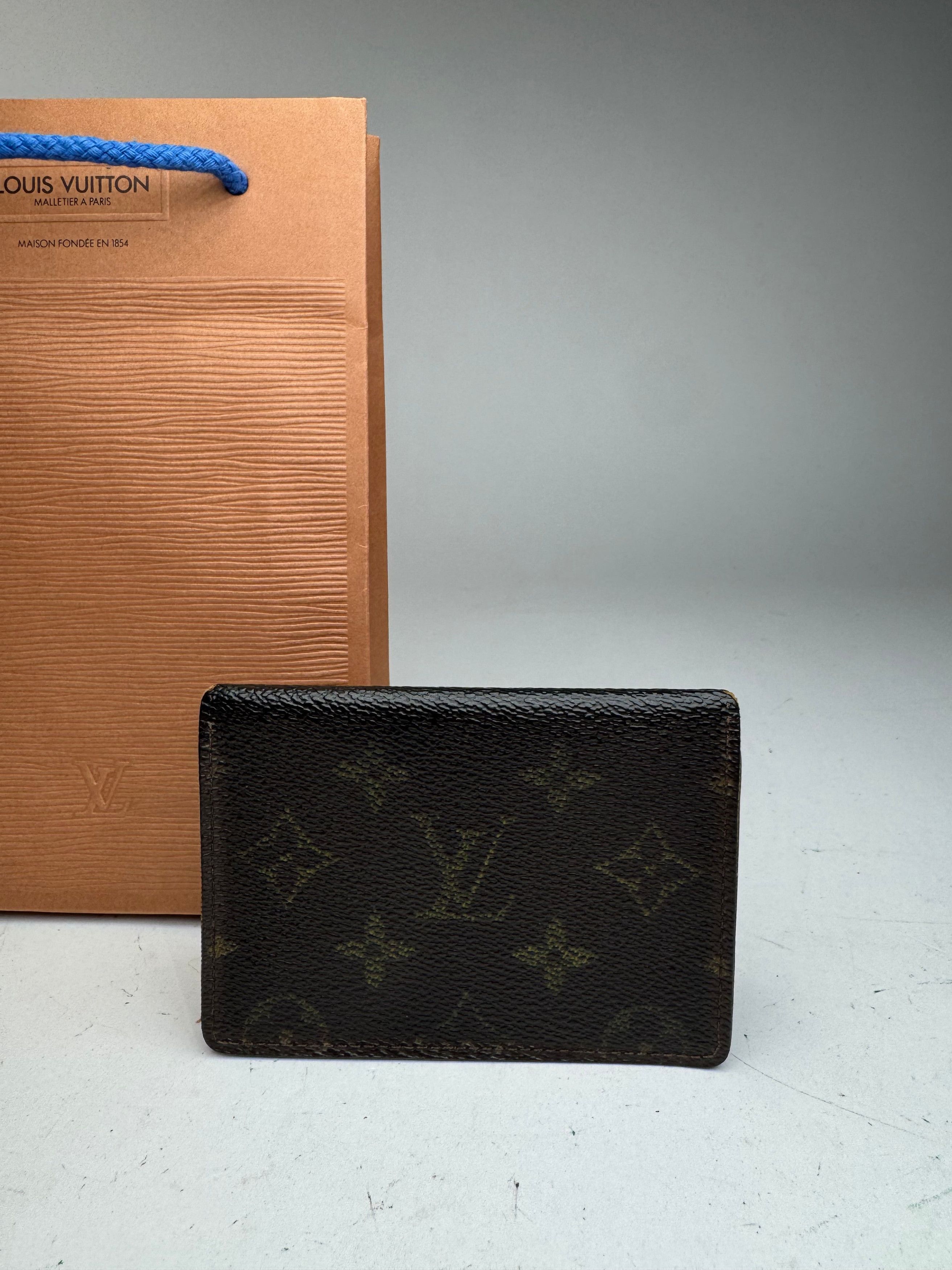 Louis Vuitton Vintage Monogram Card holder leather brown Size ONE SIZE - 4 Thumbnail