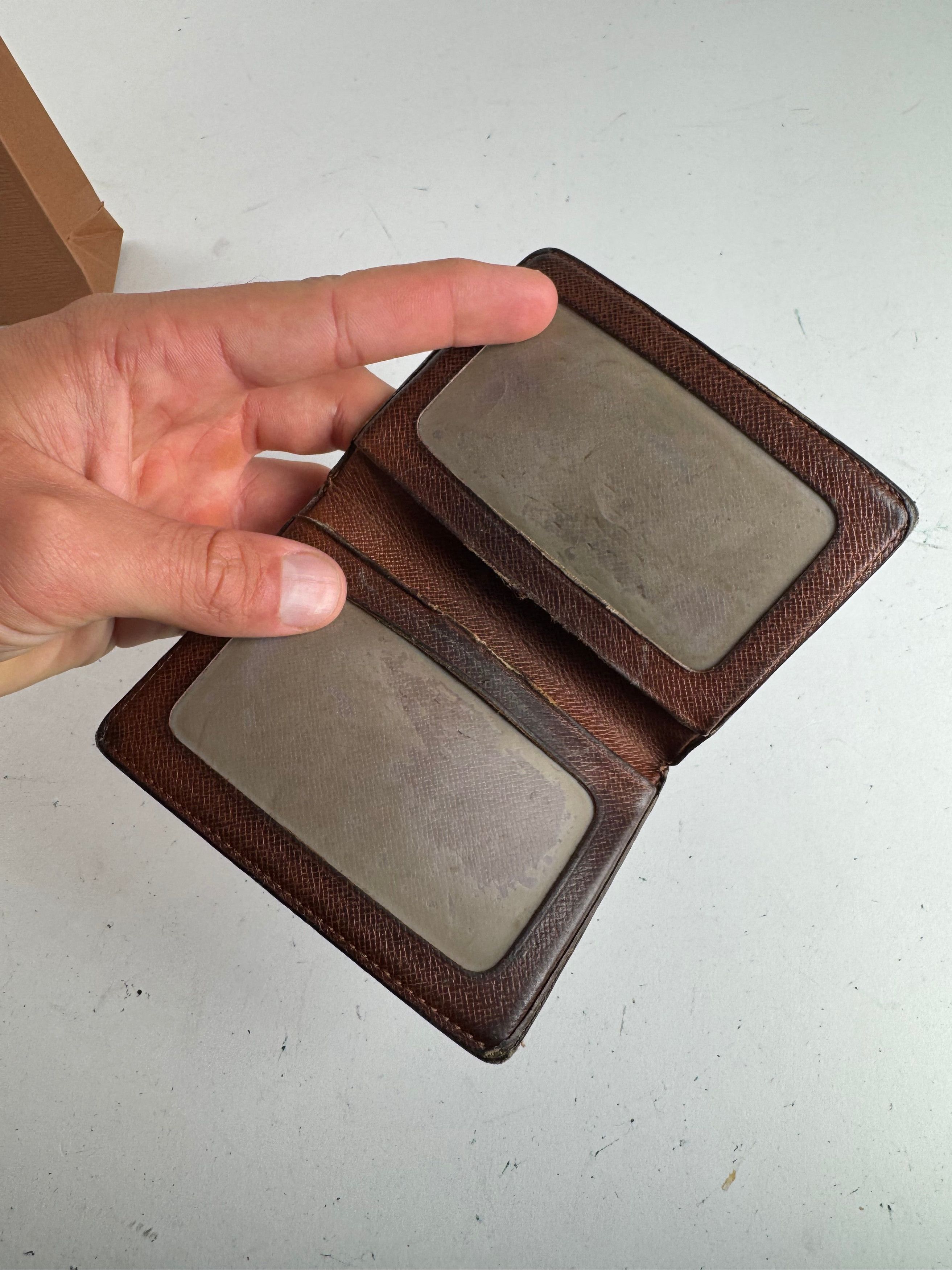 Louis Vuitton Vintage Monogram Card holder leather brown Size ONE SIZE - 5 Thumbnail