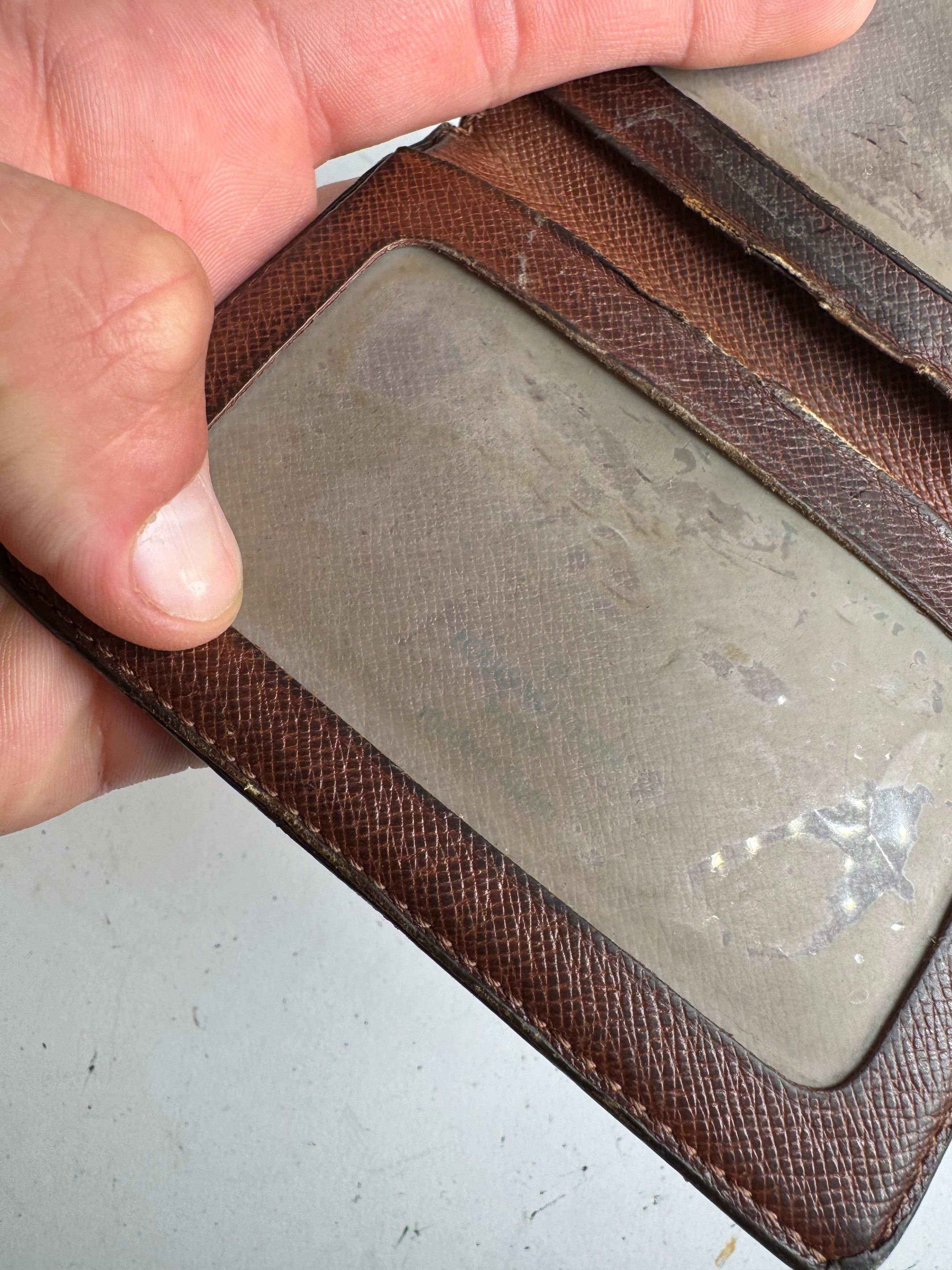 Louis Vuitton Vintage Monogram Card holder leather brown Size ONE SIZE - 7 Thumbnail