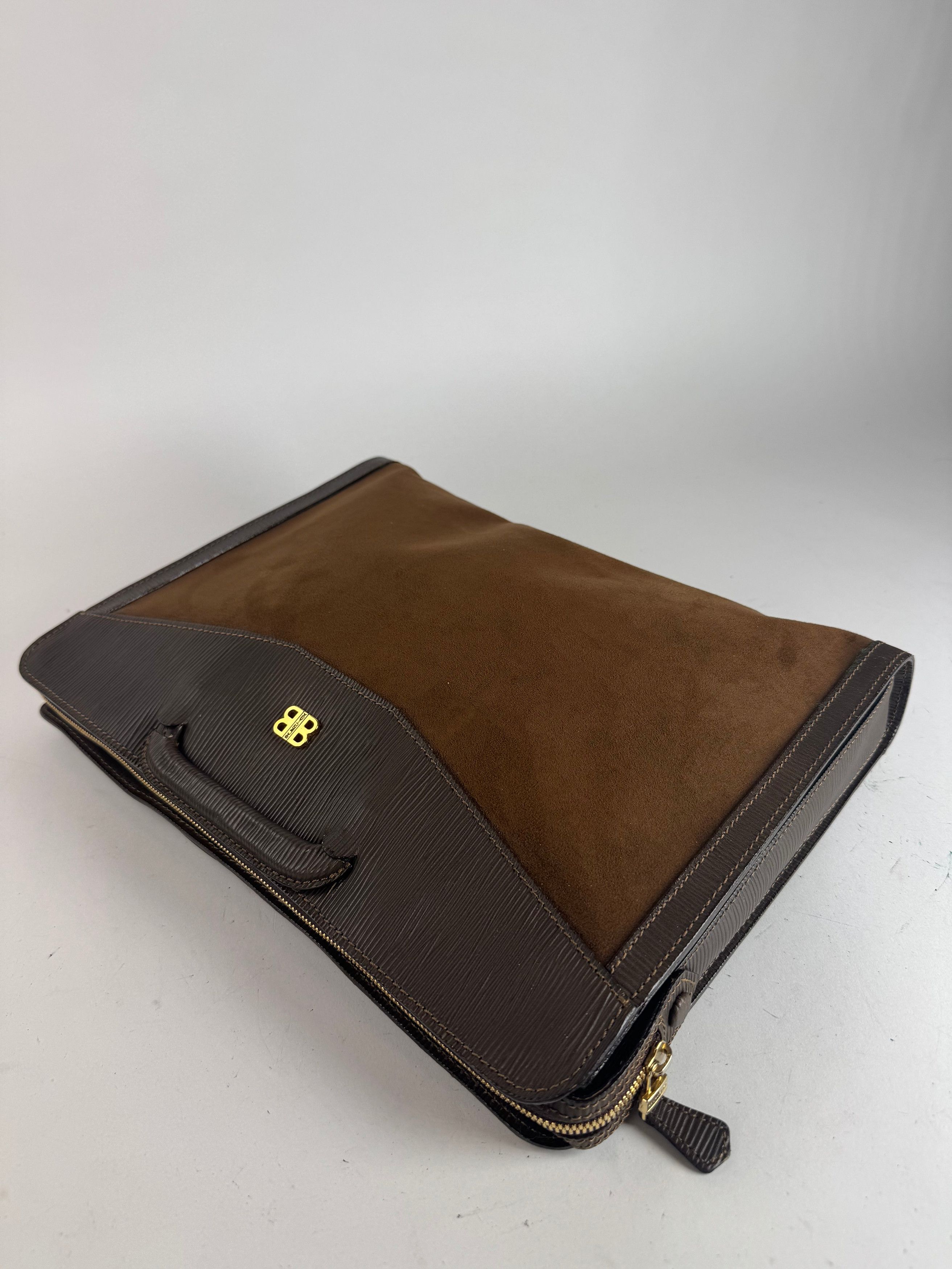 Balenciaga Vintage Wool Leather bag Brown Size ONE SIZE - 6 Thumbnail