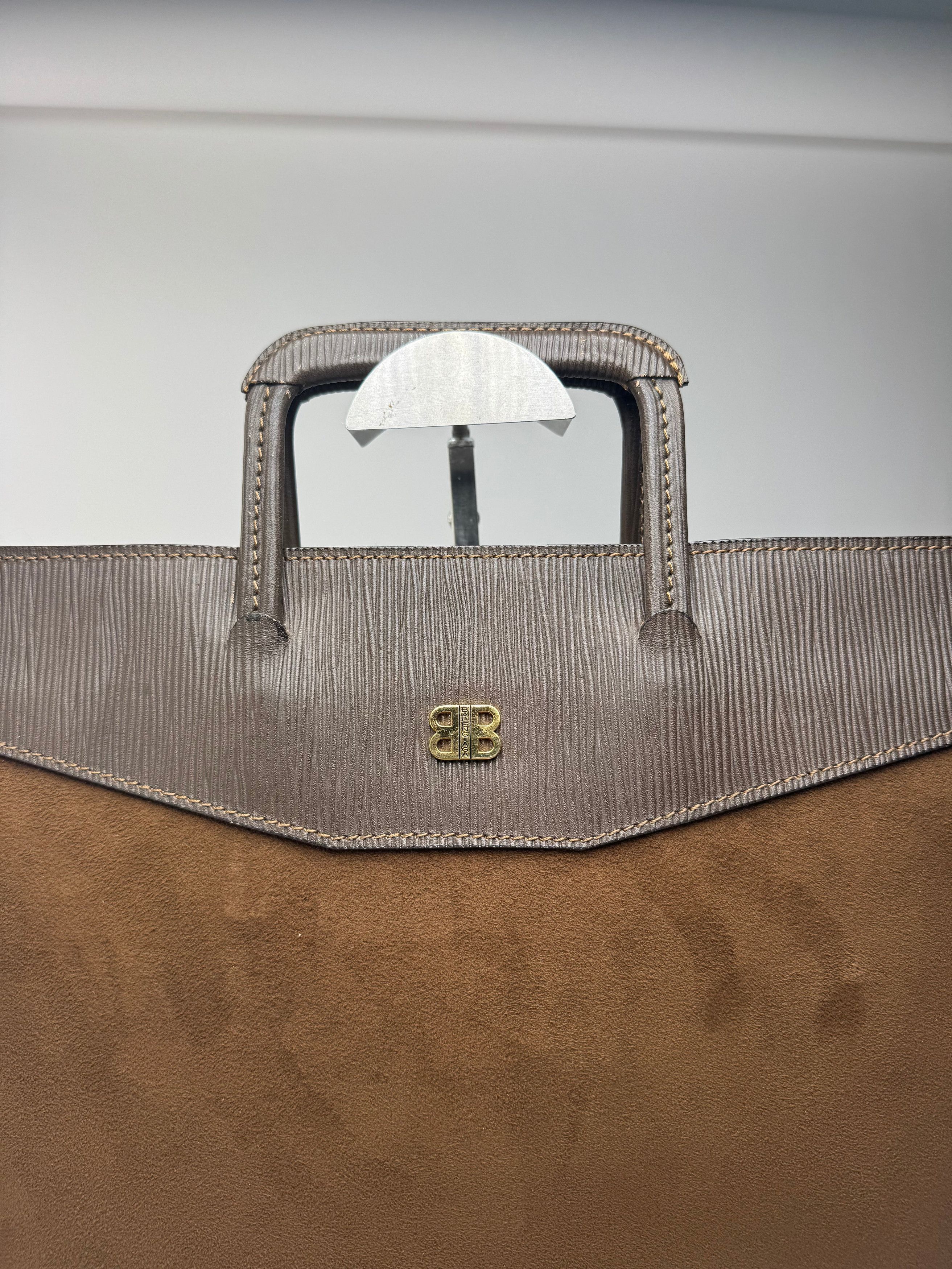 Balenciaga Vintage Wool Leather bag Brown Size ONE SIZE - 8 Thumbnail