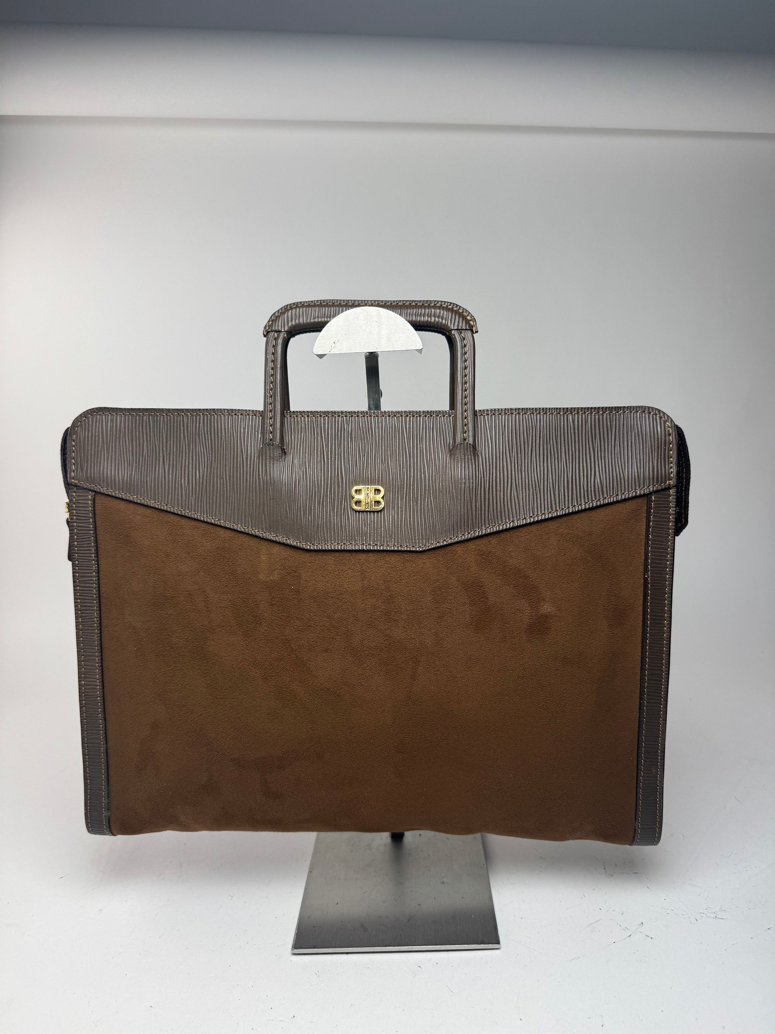 Balenciaga Vintage Wool Leather bag Brown Size ONE SIZE - 14 Thumbnail