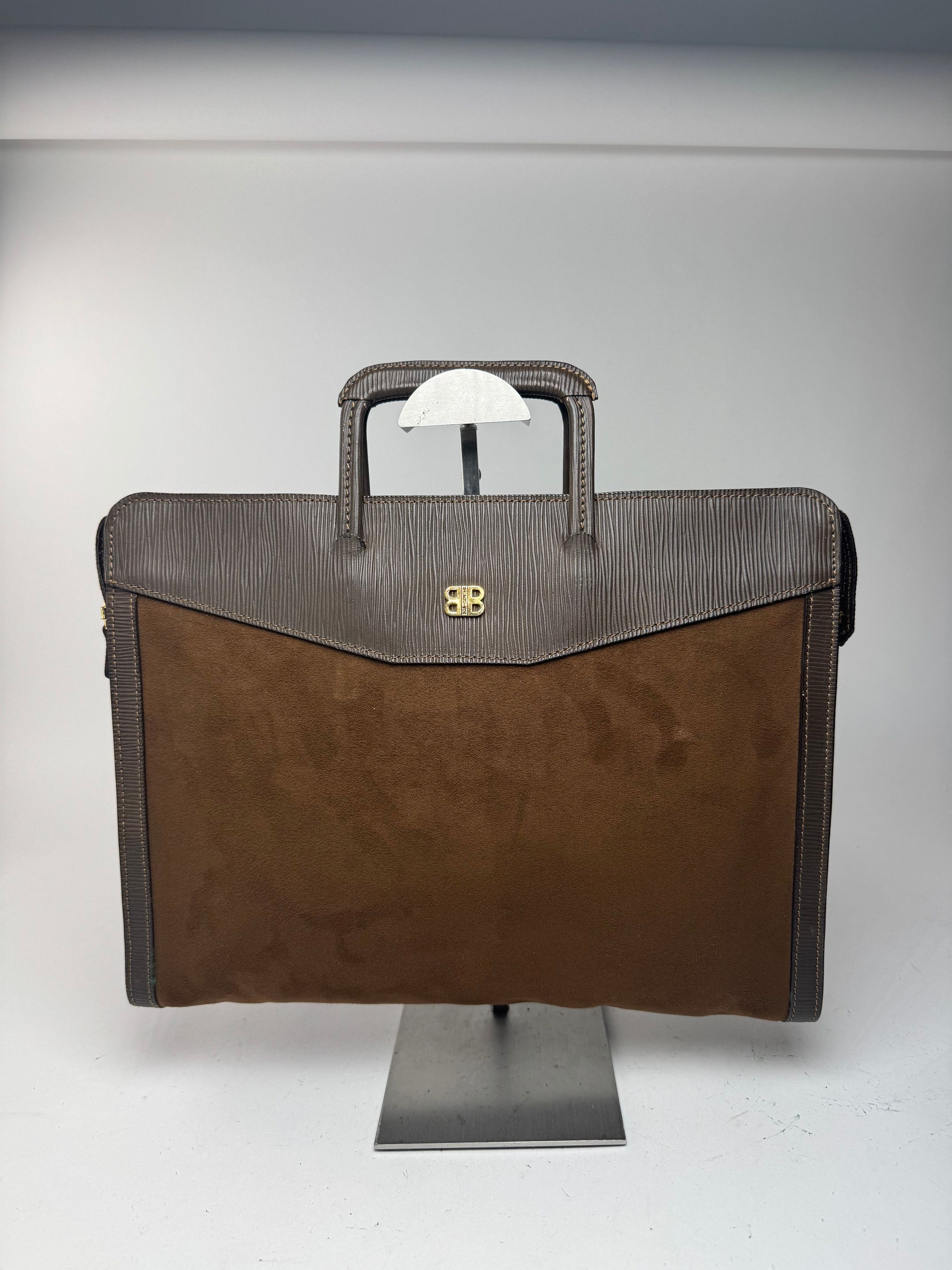 Balenciaga Vintage Wool Leather bag Brown Size ONE SIZE - 9 Thumbnail