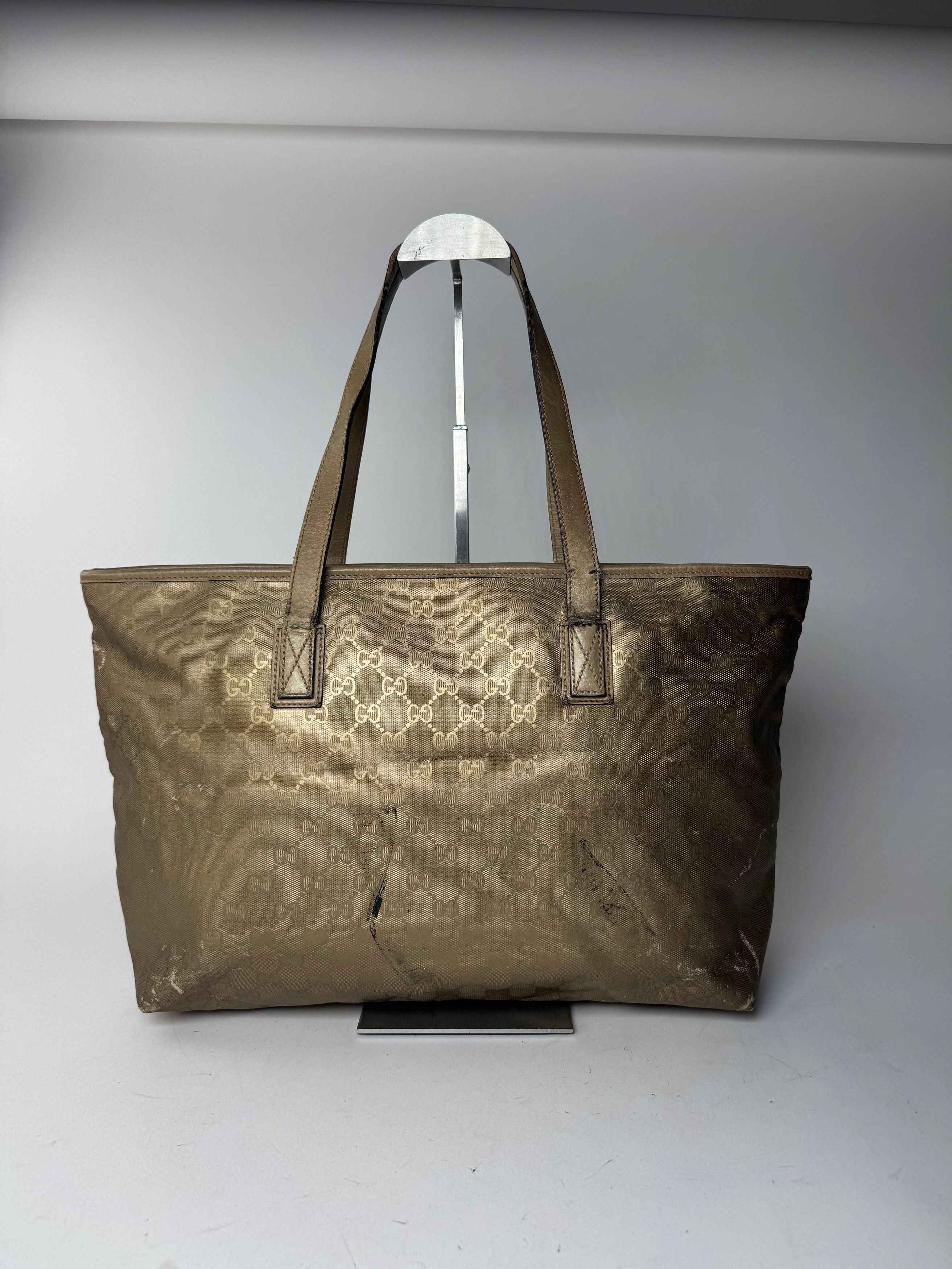 Gucci Vintage Monogram Bag Gold Size ONE SIZE - 9 Thumbnail