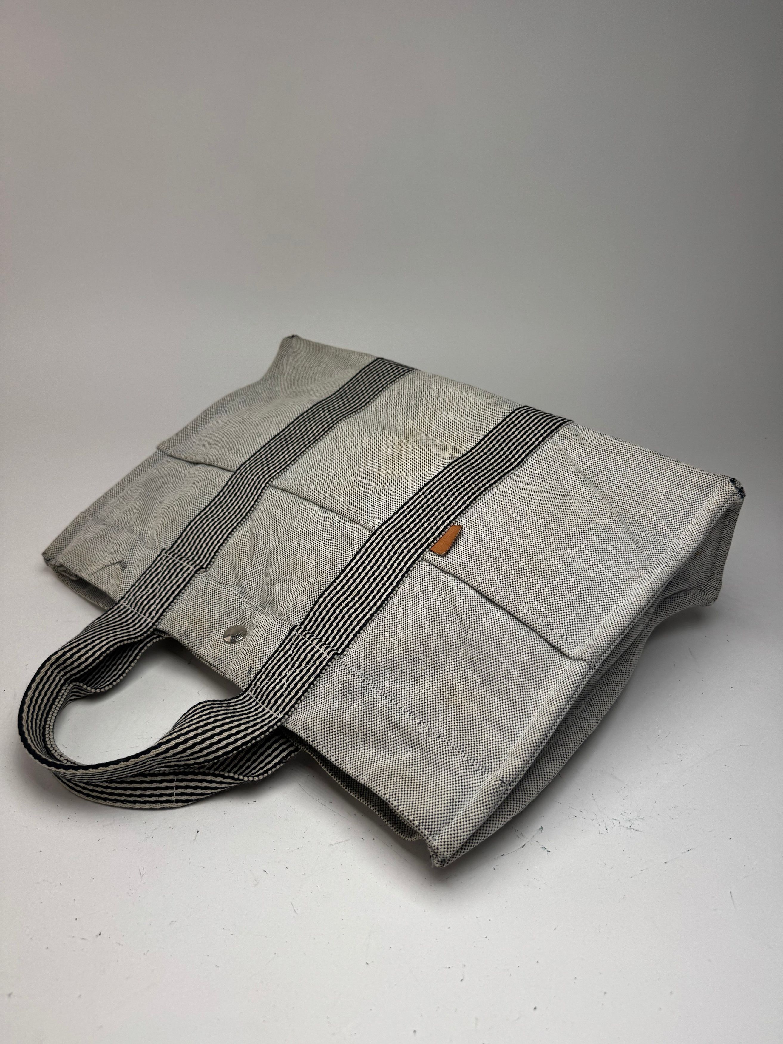 Other Vintage Hermes Tote bag white cotton Size ONE SIZE - 10 Thumbnail