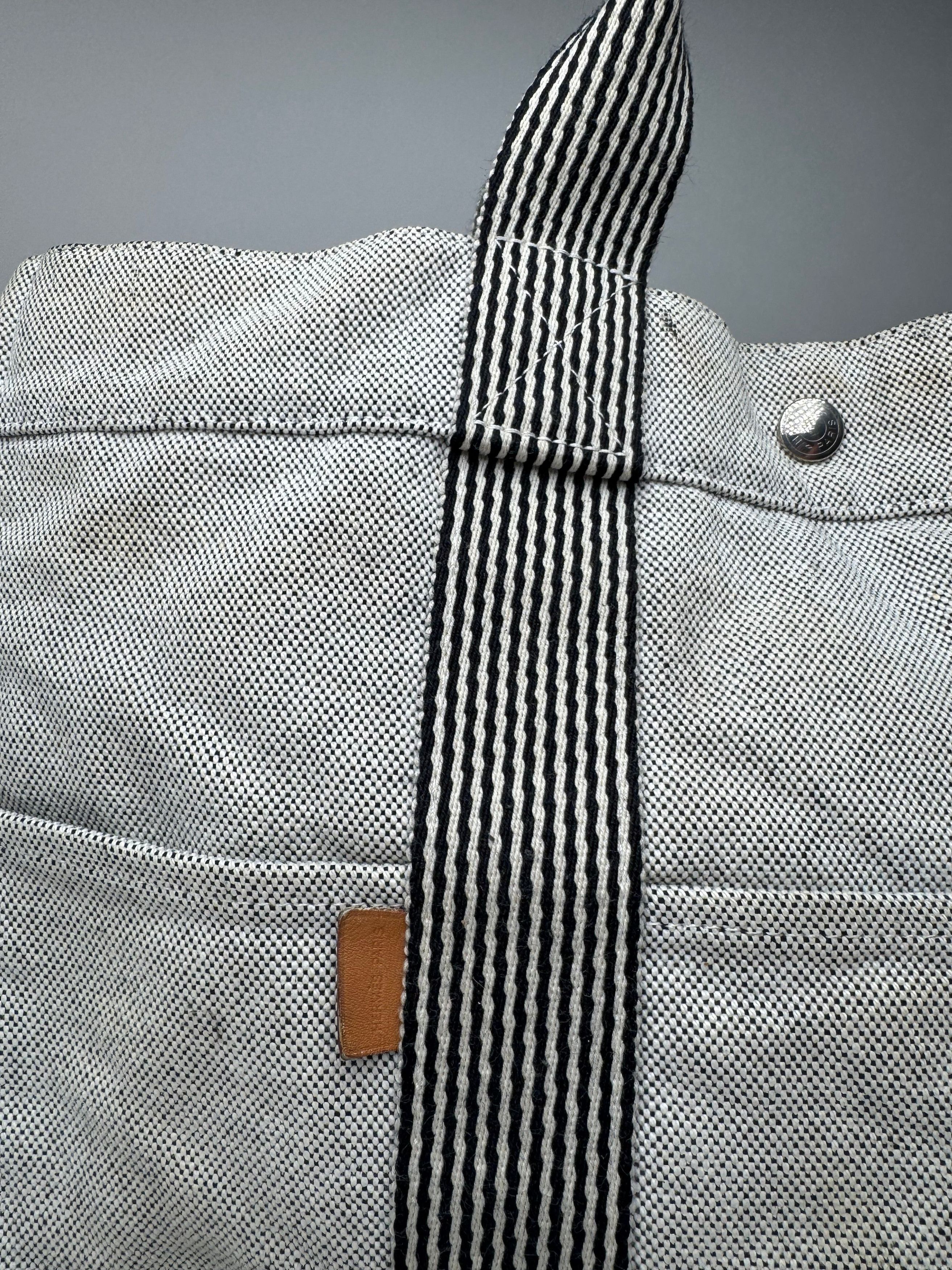 Other Vintage Hermes Tote bag white cotton Size ONE SIZE - 9 Thumbnail