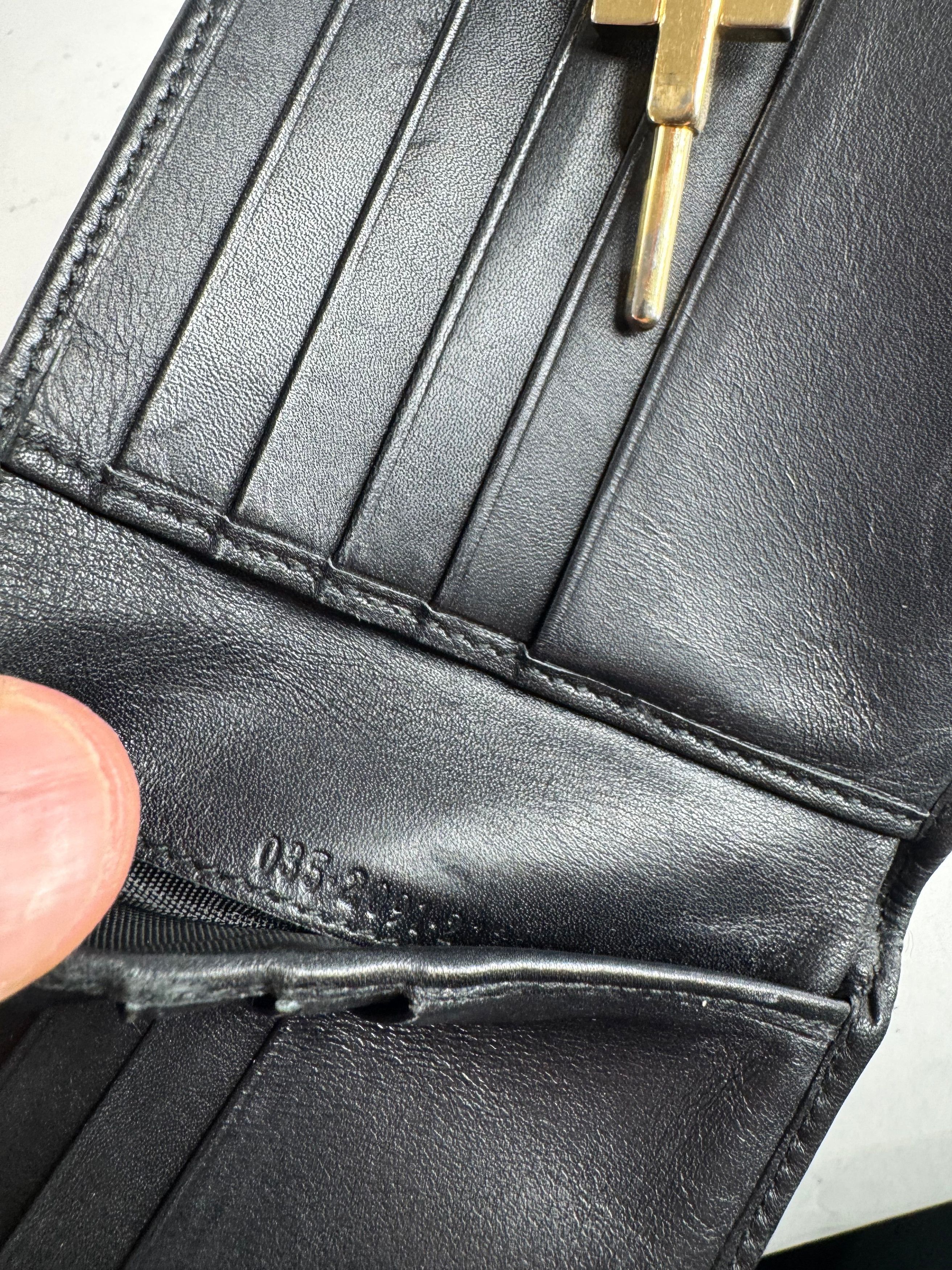Gucci Vintage Jackie leather wallet black Size ONE SIZE - 7 Thumbnail