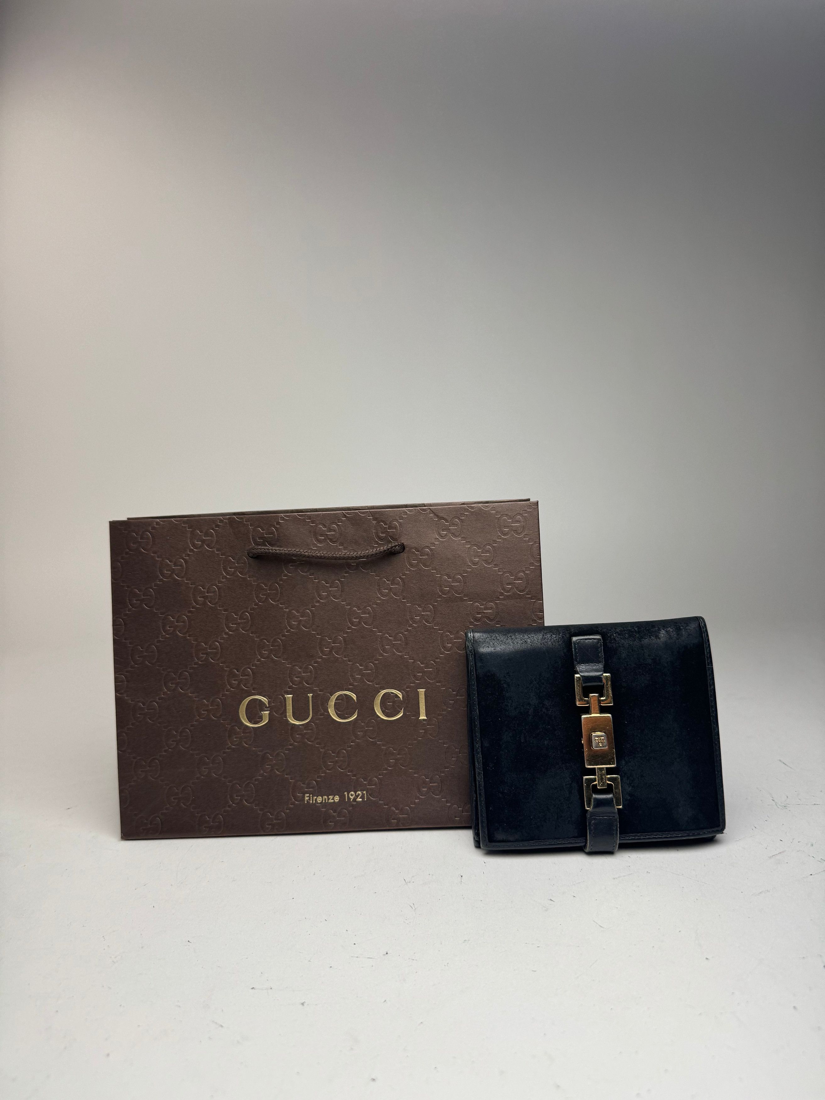 Gucci Vintage Jackie leather wallet black Size ONE SIZE - 12 Thumbnail