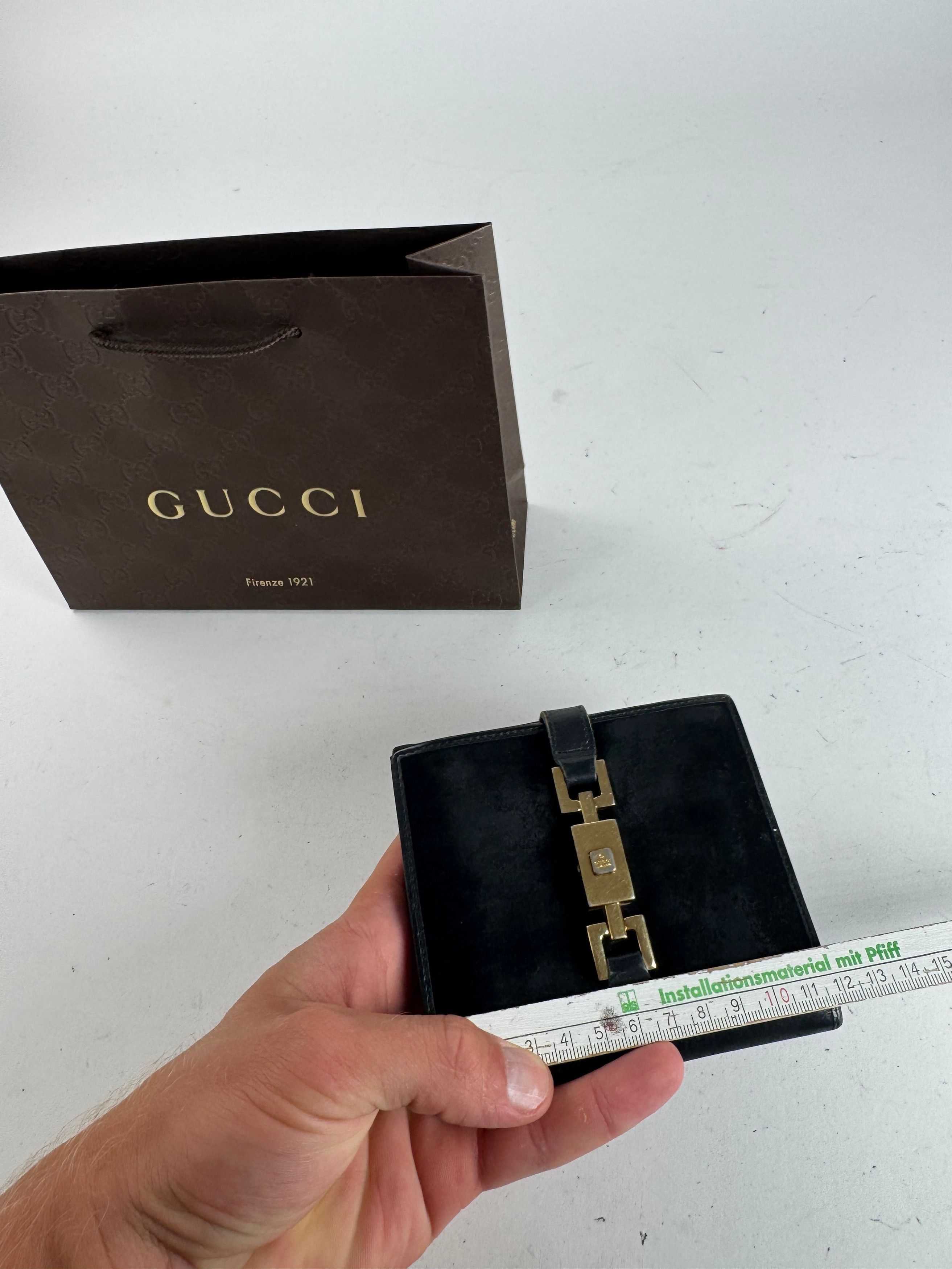 Gucci Vintage Jackie leather wallet black Size ONE SIZE - 10 Thumbnail
