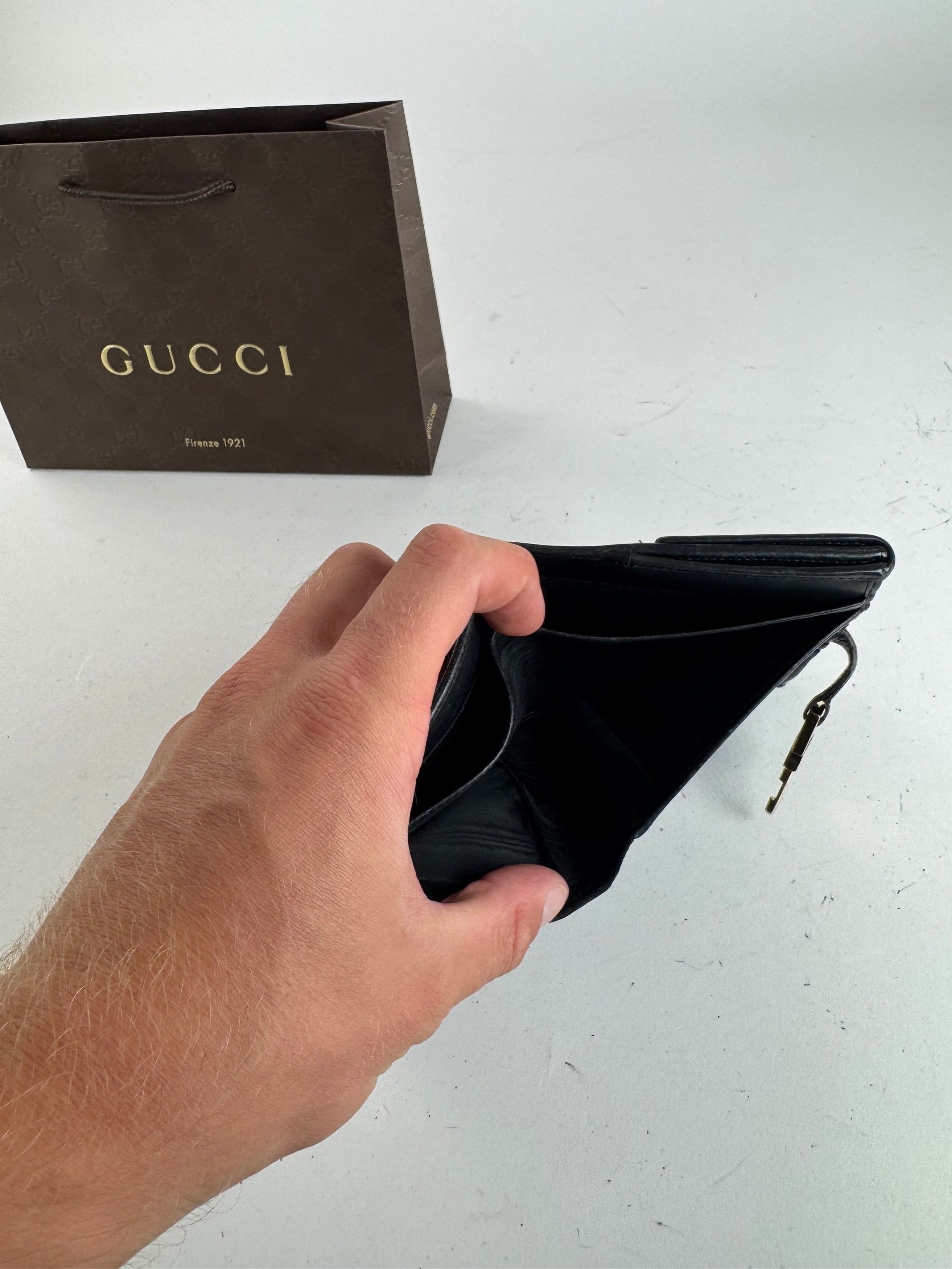 Gucci Vintage Jackie leather wallet black Size ONE SIZE - 8 Thumbnail
