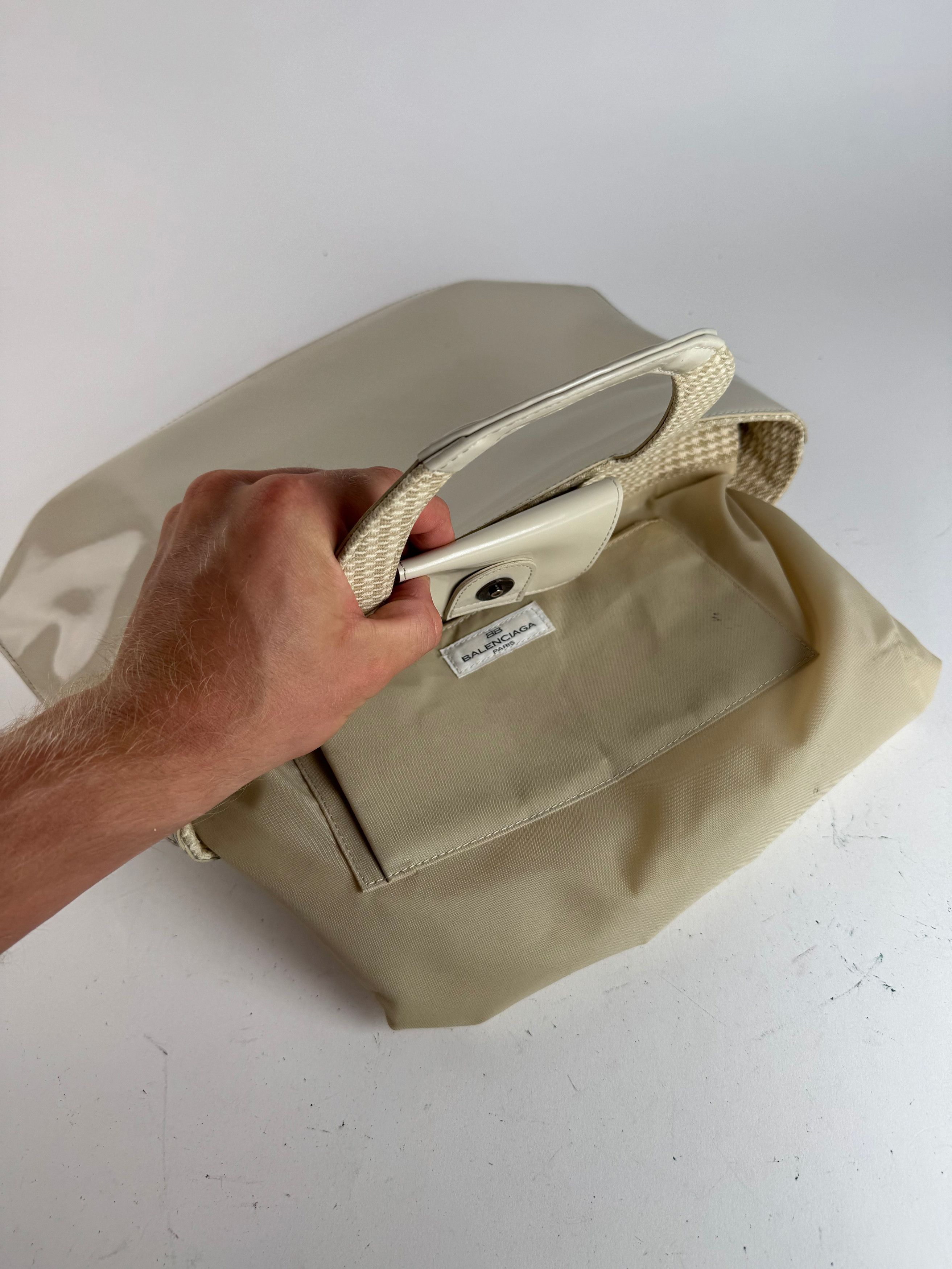 Balenciaga Vintage Patent Leather Bag white Size ONE SIZE - 3 Thumbnail