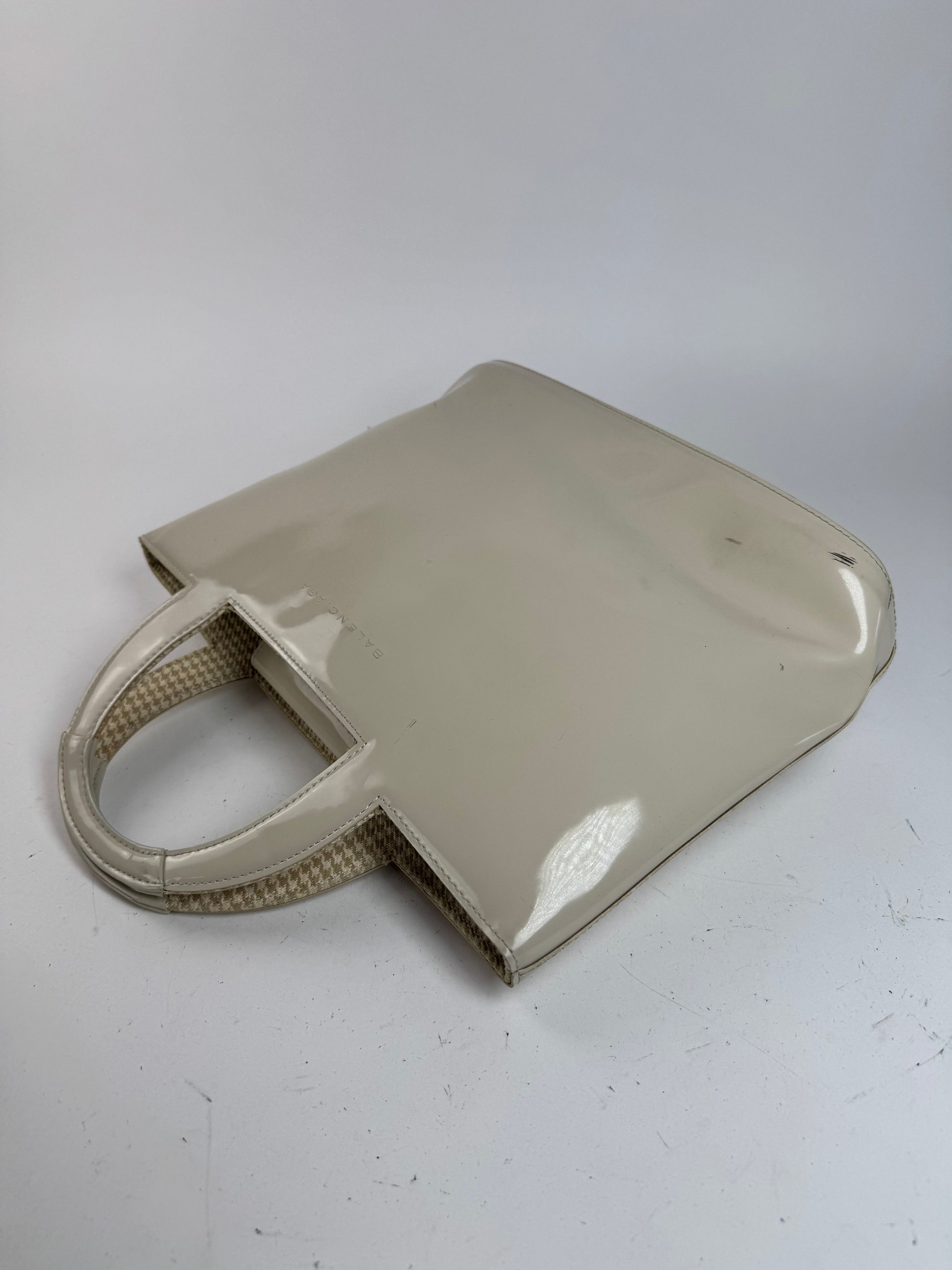 Balenciaga Vintage Patent Leather Bag white Size ONE SIZE - 15 Thumbnail