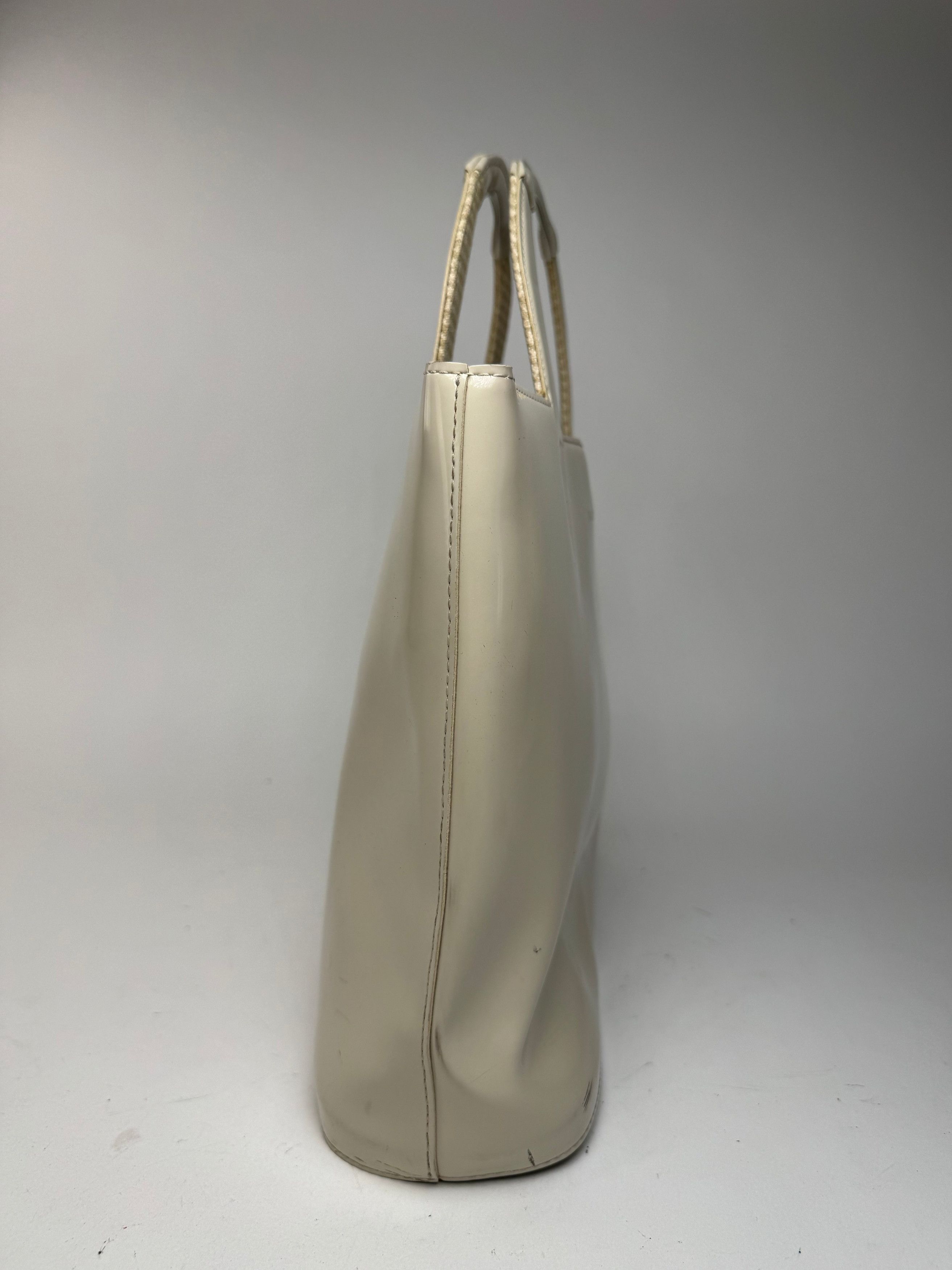 Balenciaga Vintage Patent Leather Bag white Size ONE SIZE - 7 Thumbnail