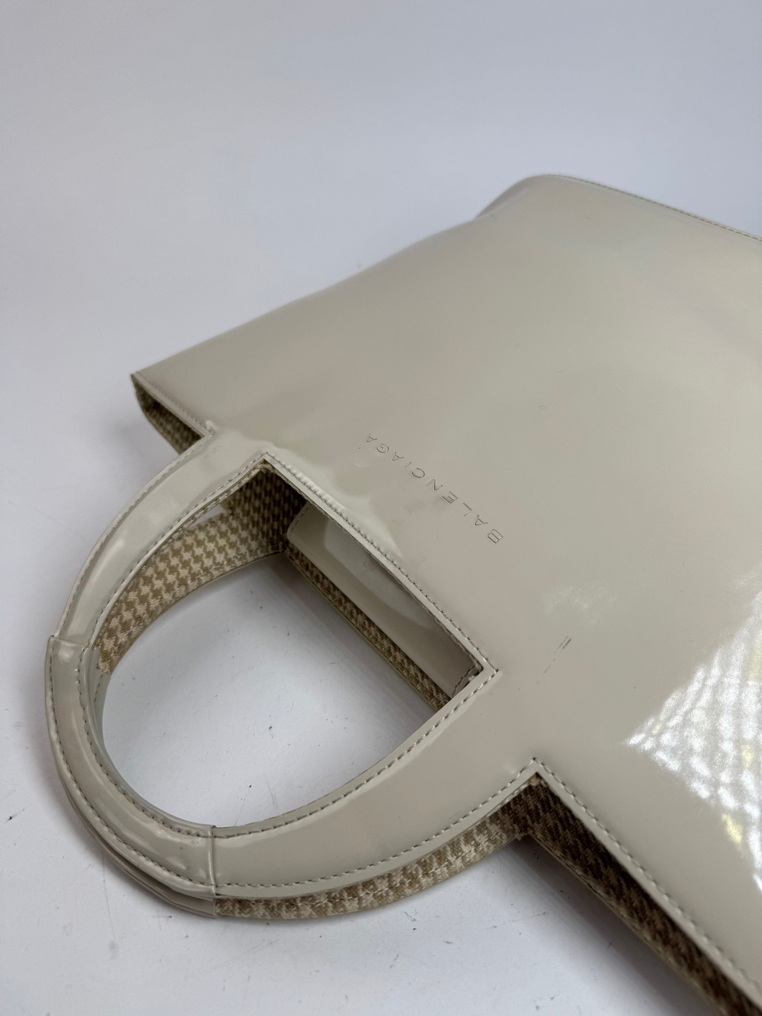 Balenciaga Vintage Patent Leather Bag white Size ONE SIZE - 10 Thumbnail