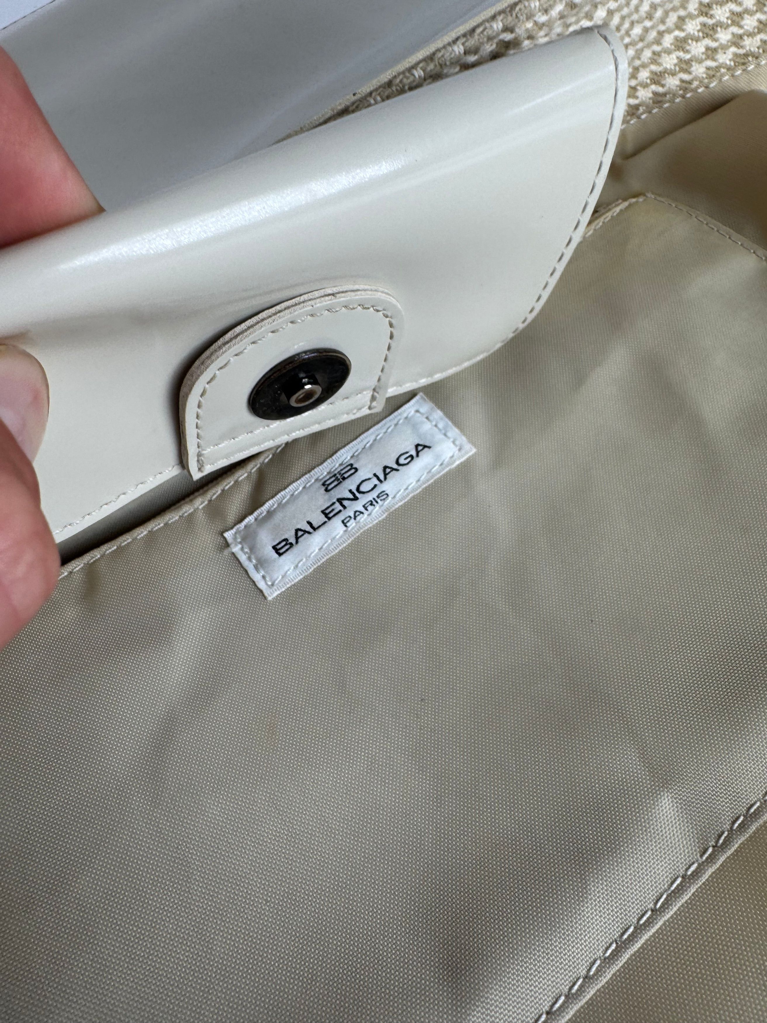 Balenciaga Vintage Patent Leather Bag white Size ONE SIZE - 4 Thumbnail
